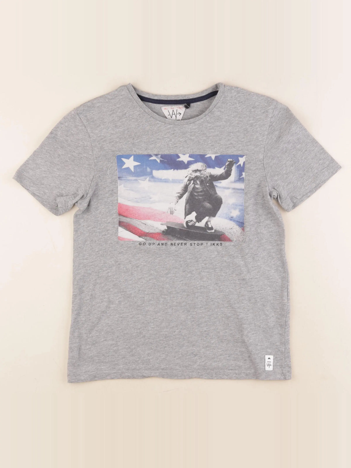 IKKS - tee-shirt gris - 12 ans