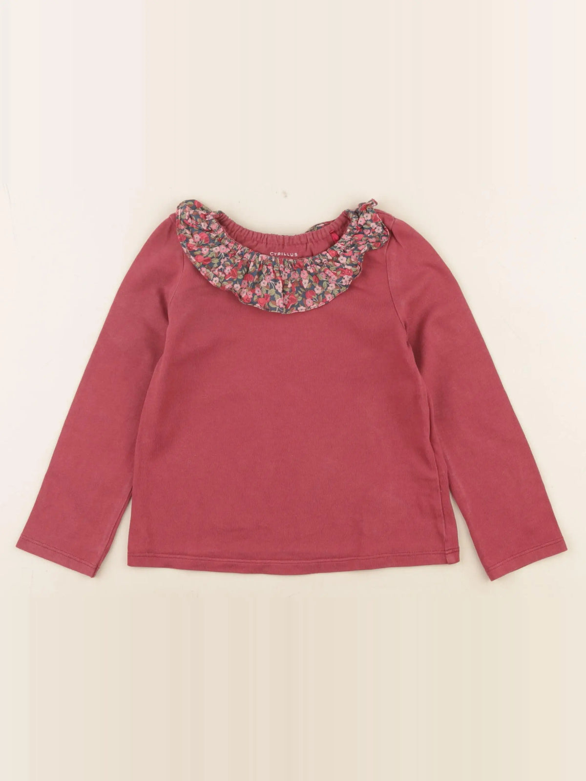 Cyrillus - tee-shirt rose - 4 ans