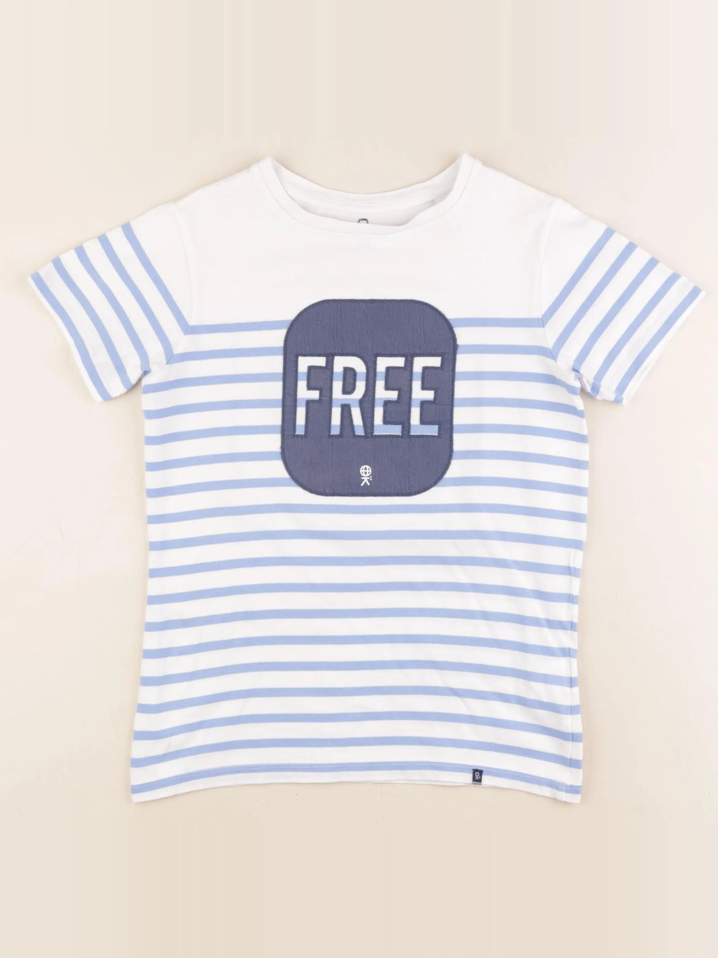 Okaidi - tee-shirt bleu - 10 ans