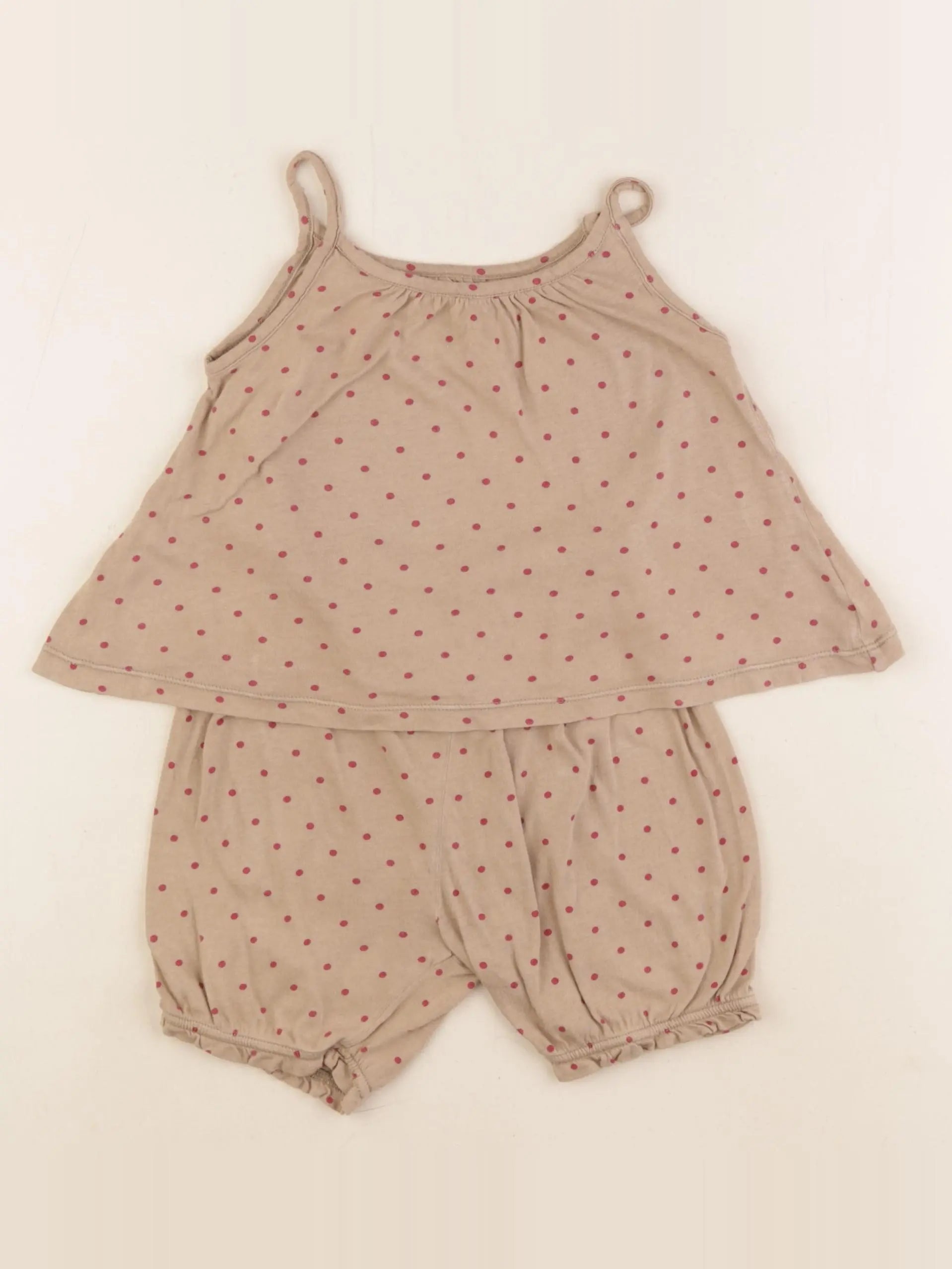 Bonton - pyjama coton marron - 18 mois