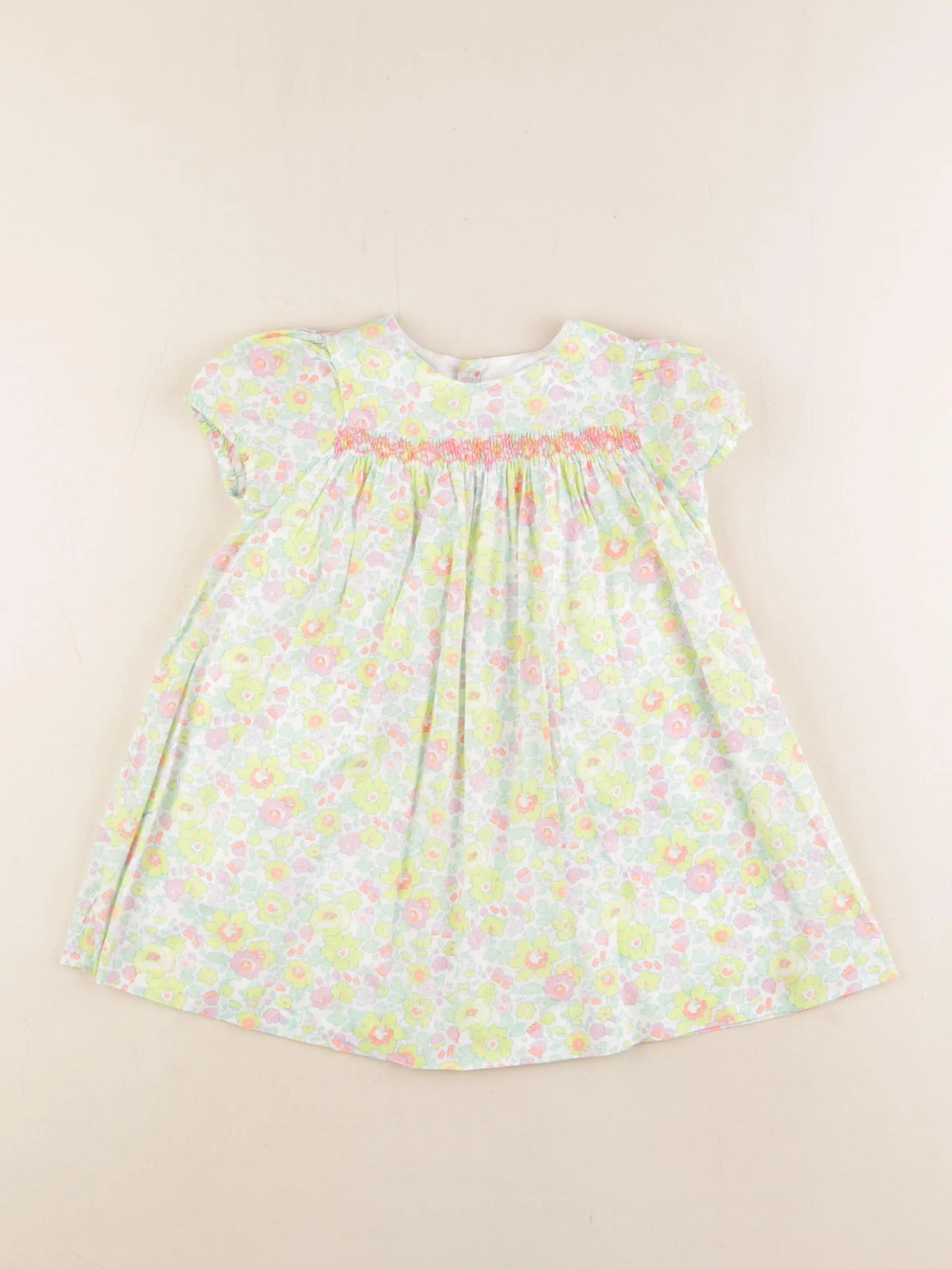 Jacadi - robe liberty vert - 36 mois