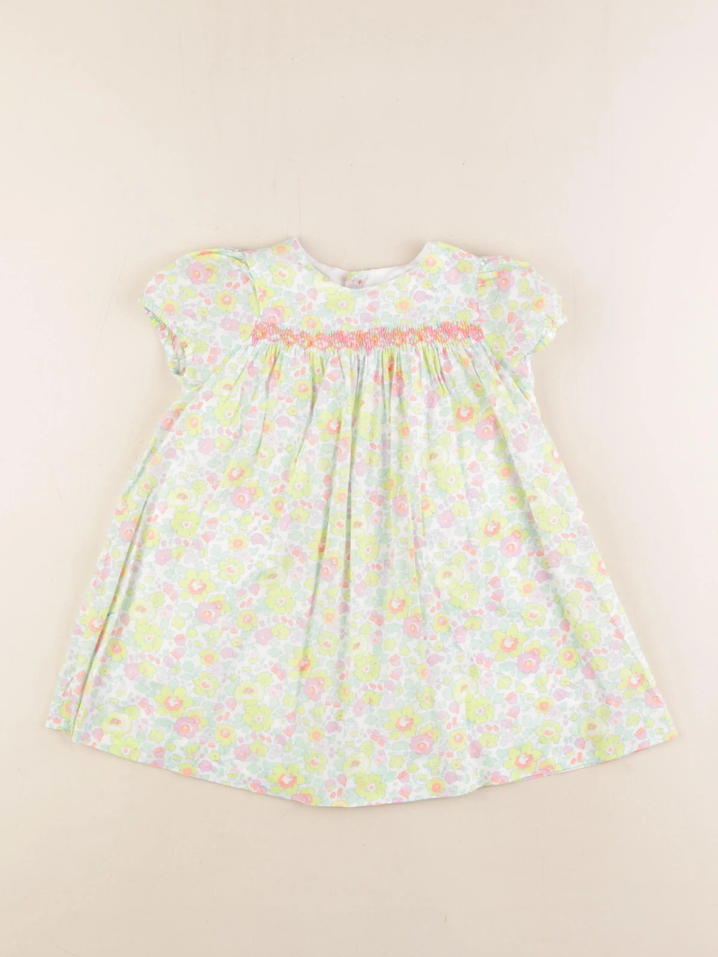 Jacadi - robe liberty vert - 36 mois