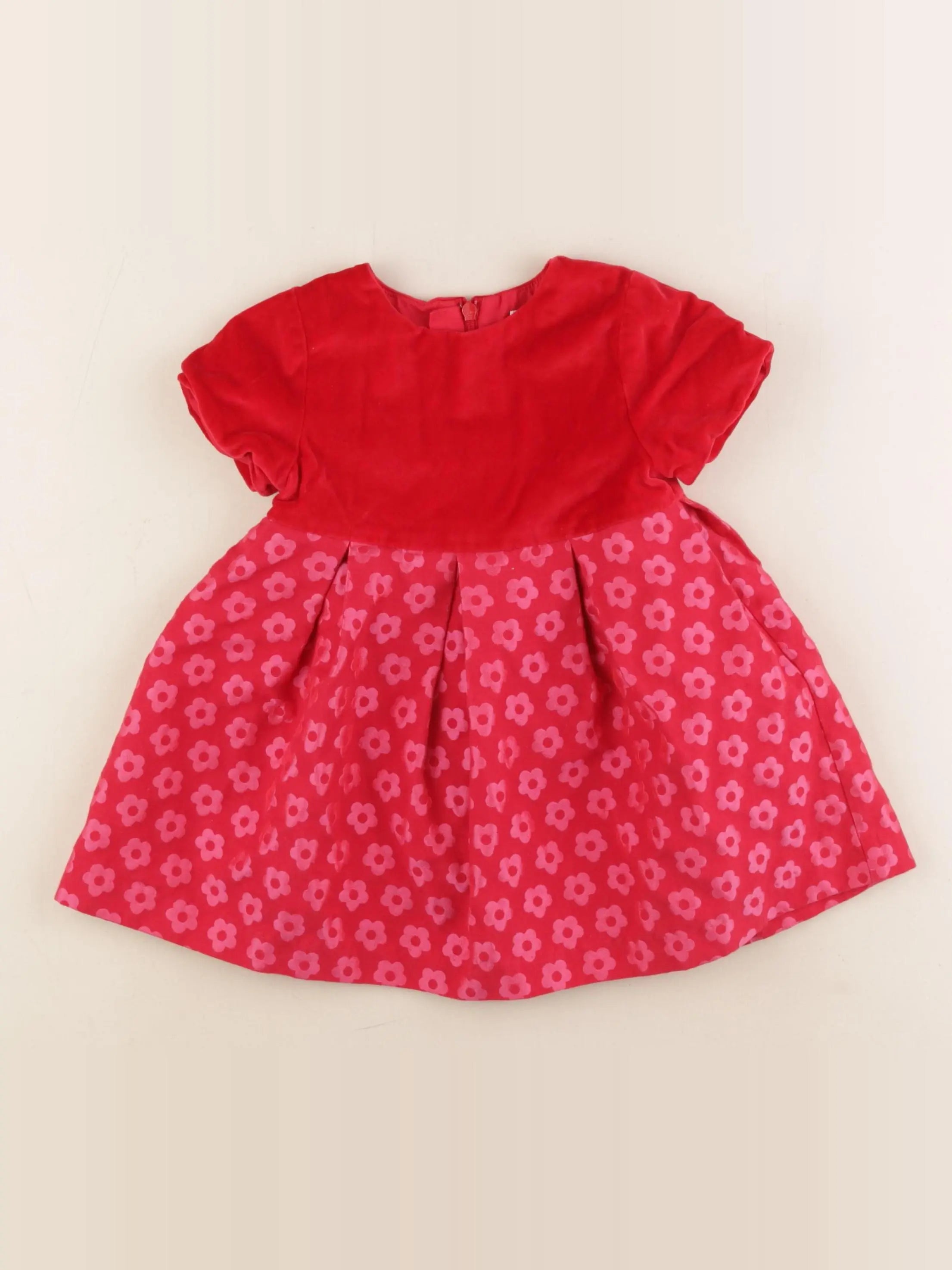 Jacadi - robe rouge - 18 mois