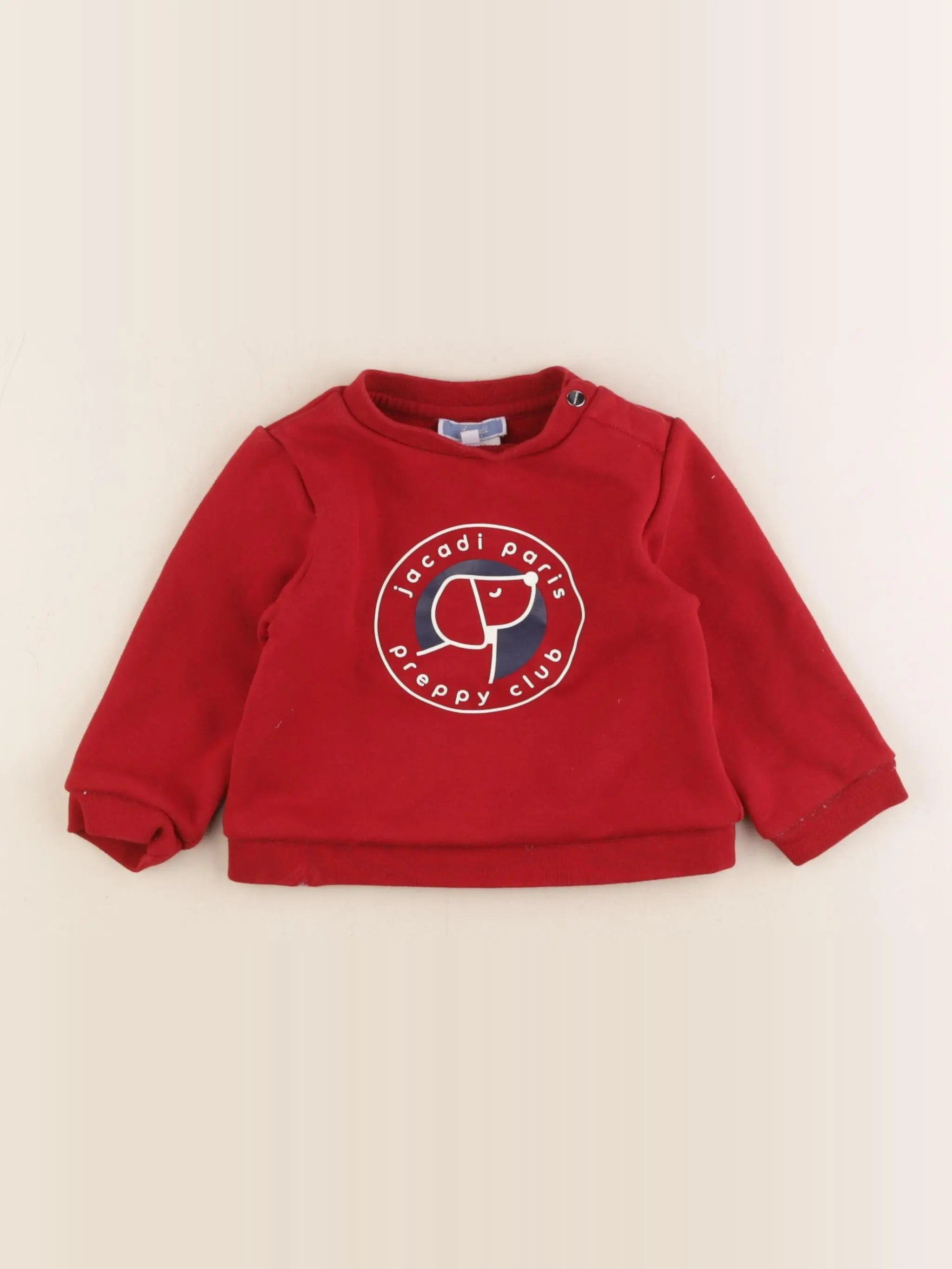 Jacadi - sweat rouge - 18 mois