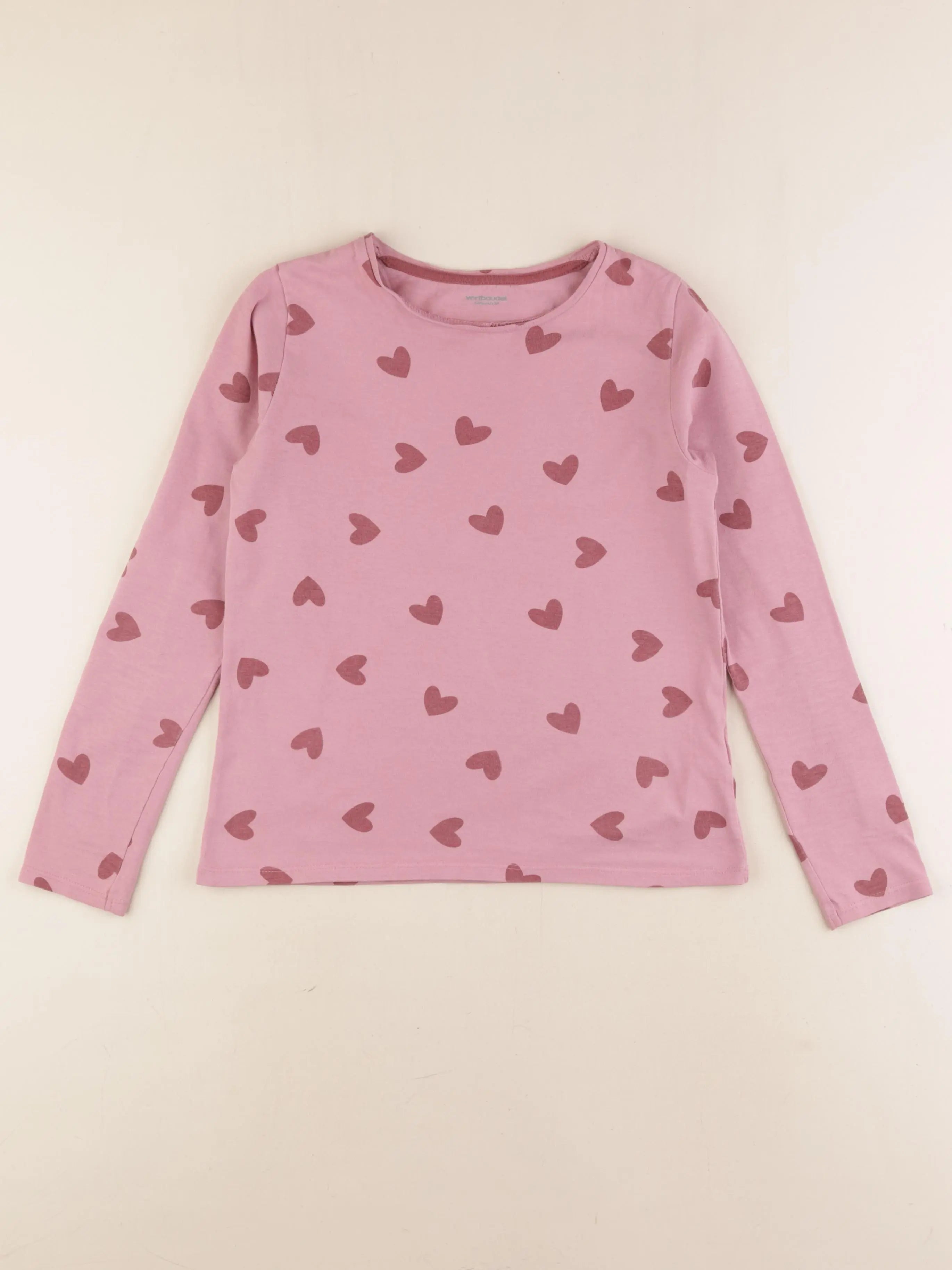 Vertbaudet - tee-shirt rose - 10 ans
