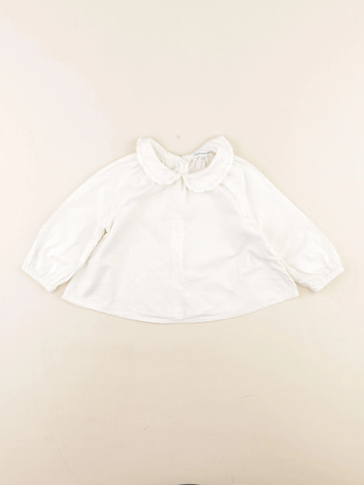 Vertbaudet - blouse blanc - 18 mois