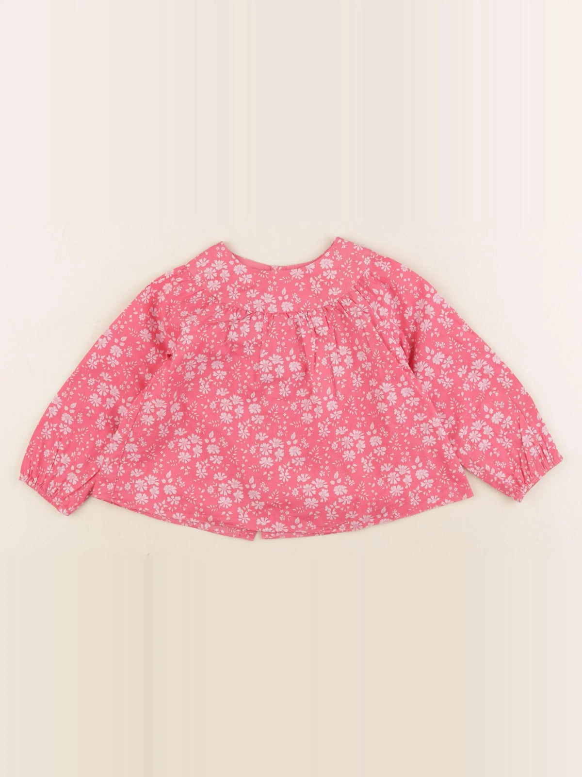 Jacadi - blouse liberty rose - 12 mois