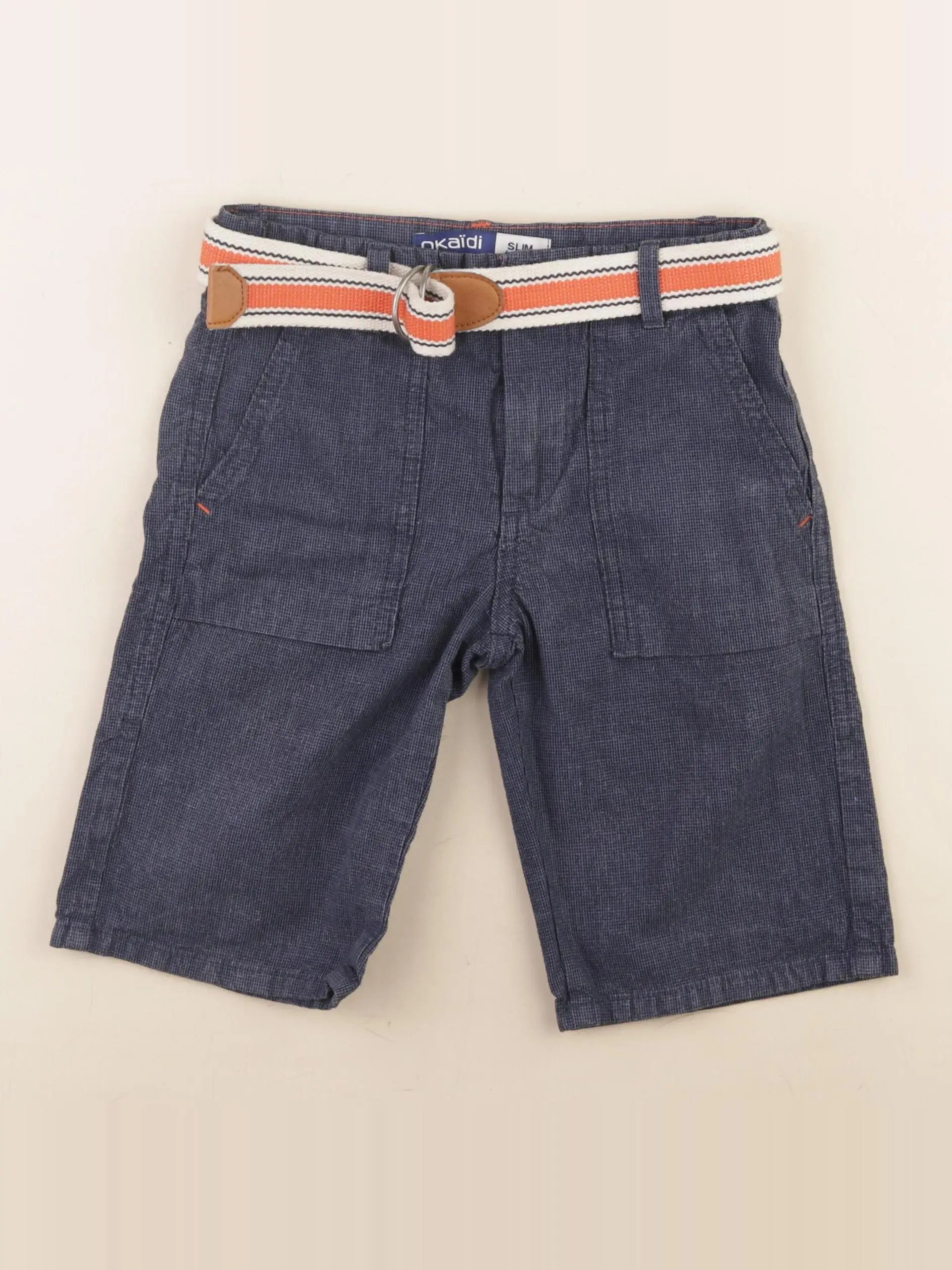 Okaidi - short bleu - 7 ans