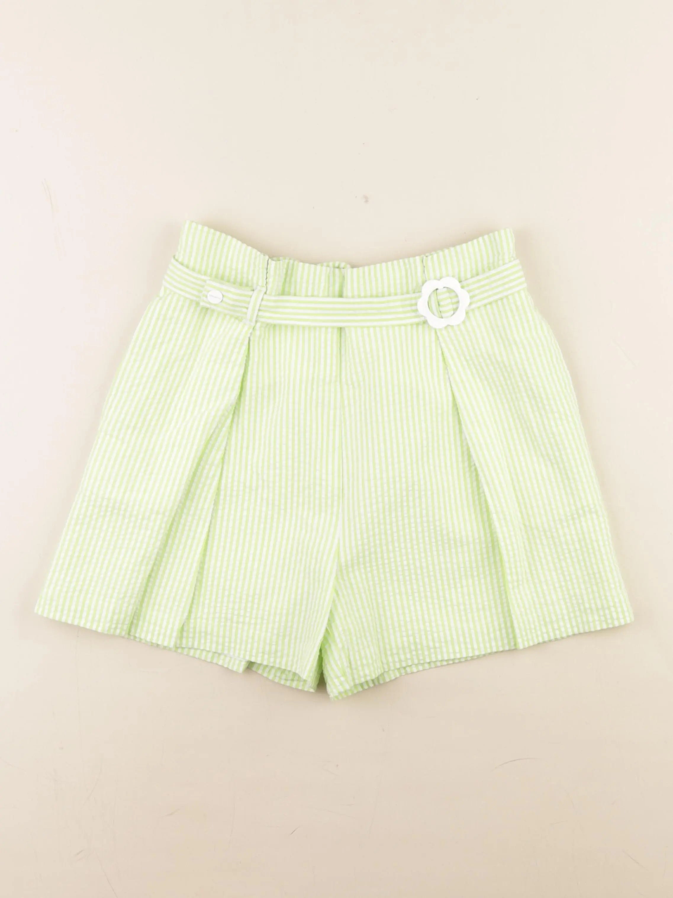 Jacadi - short vert, blanc - 12 ans