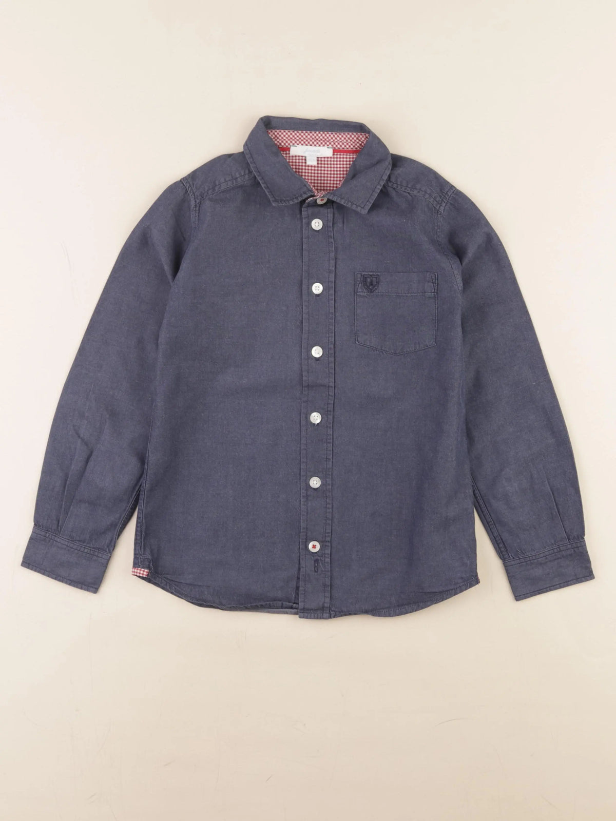 Jacadi - chemise bleu - 7 ans