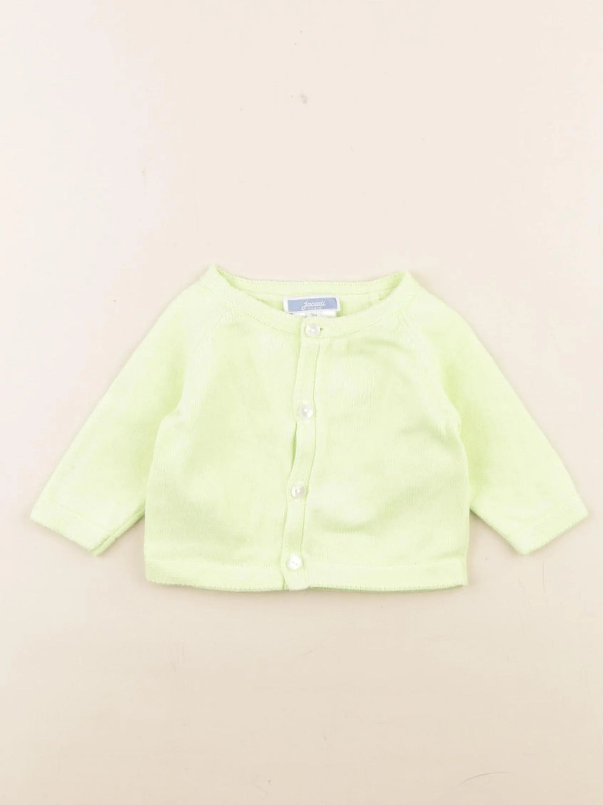Jacadi - gilet vert - 3 mois