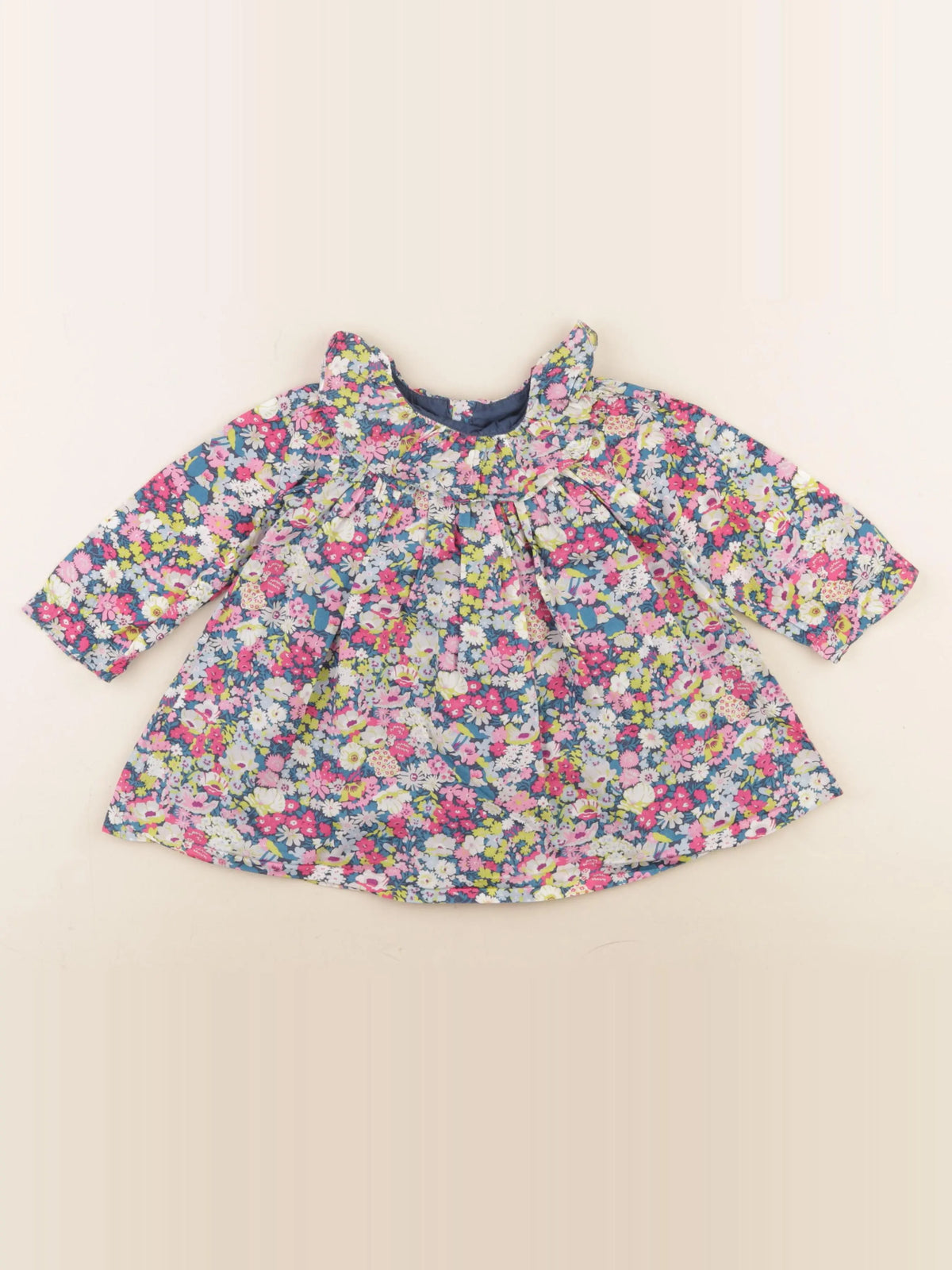 Jacadi - robe liberty multicolore - 12 mois