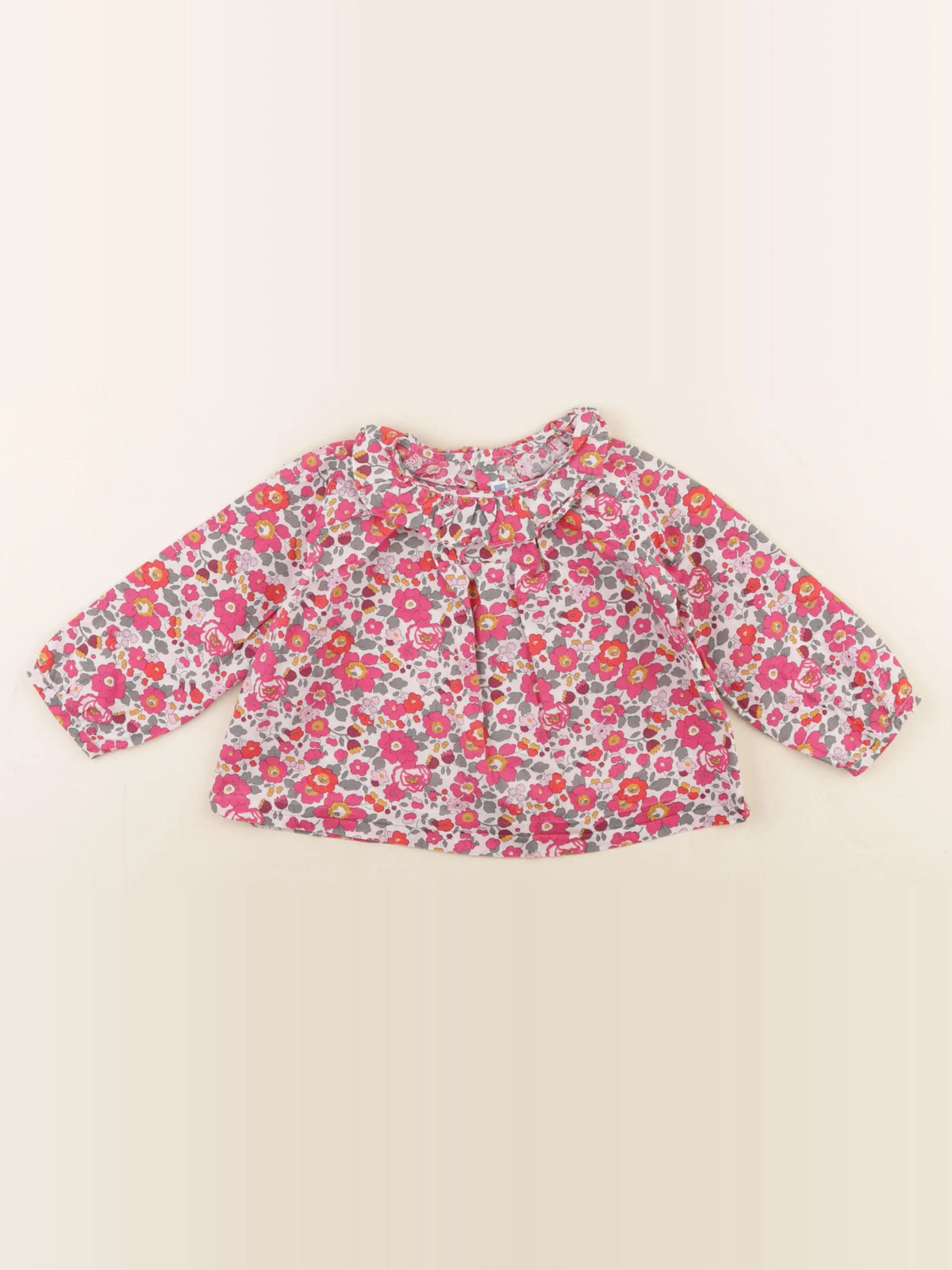 Jacadi - blouse liberty rose - 18 mois