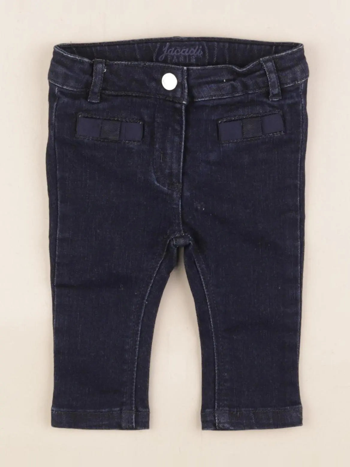 Jacadi - jegging bleu - 6 mois