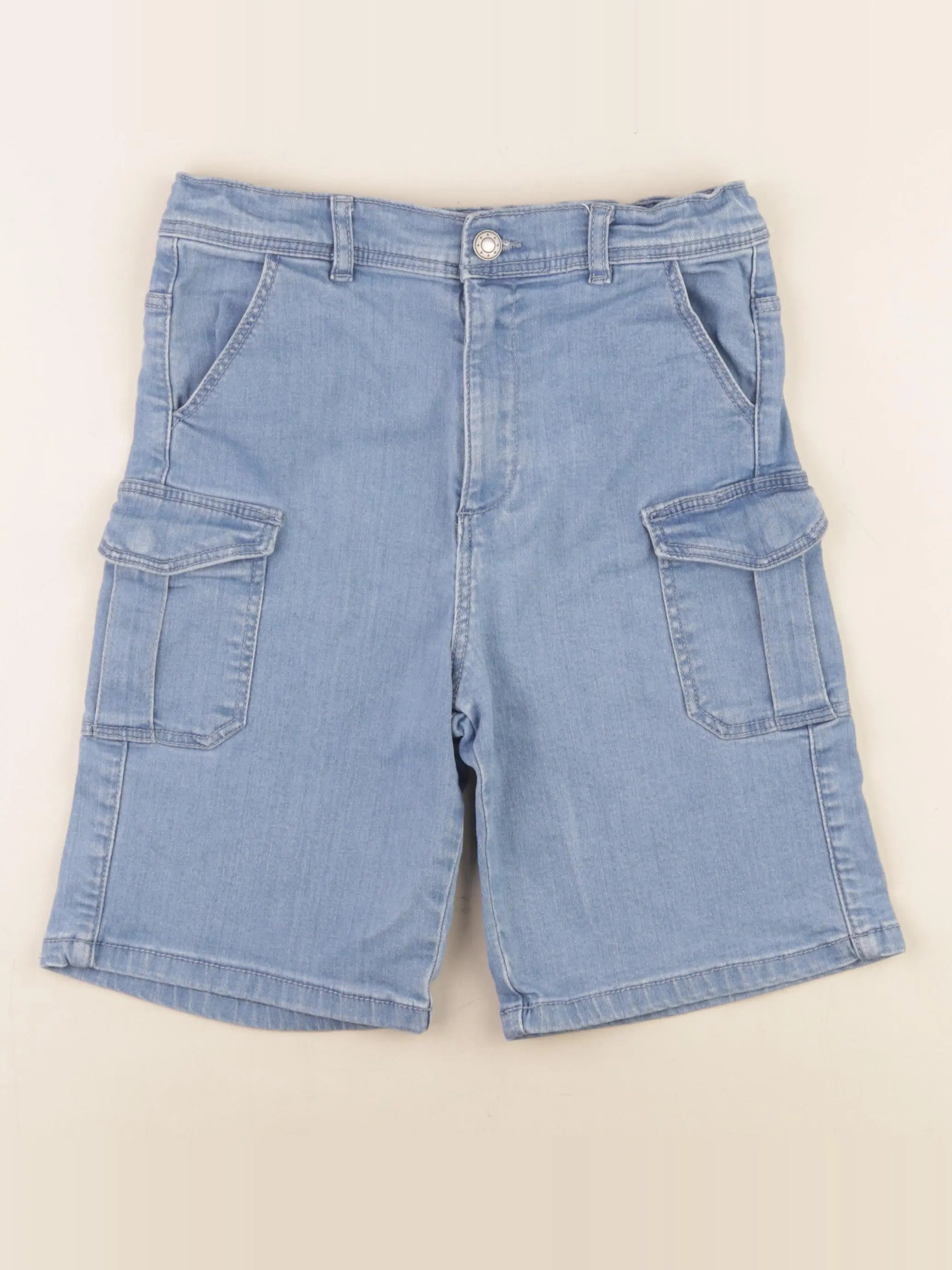 Eden & Victor - short bleu - 12 ans