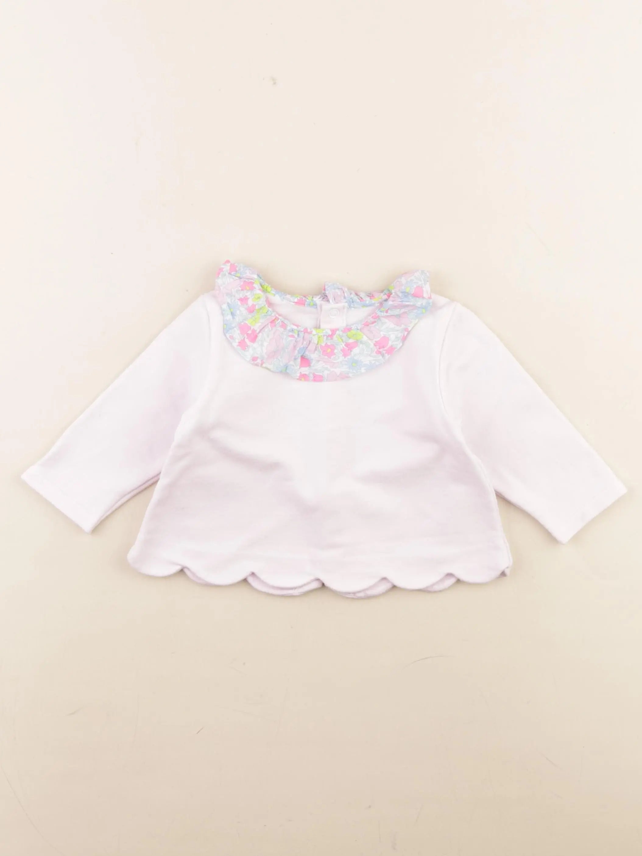 Jacadi - sweat rose - 6 mois