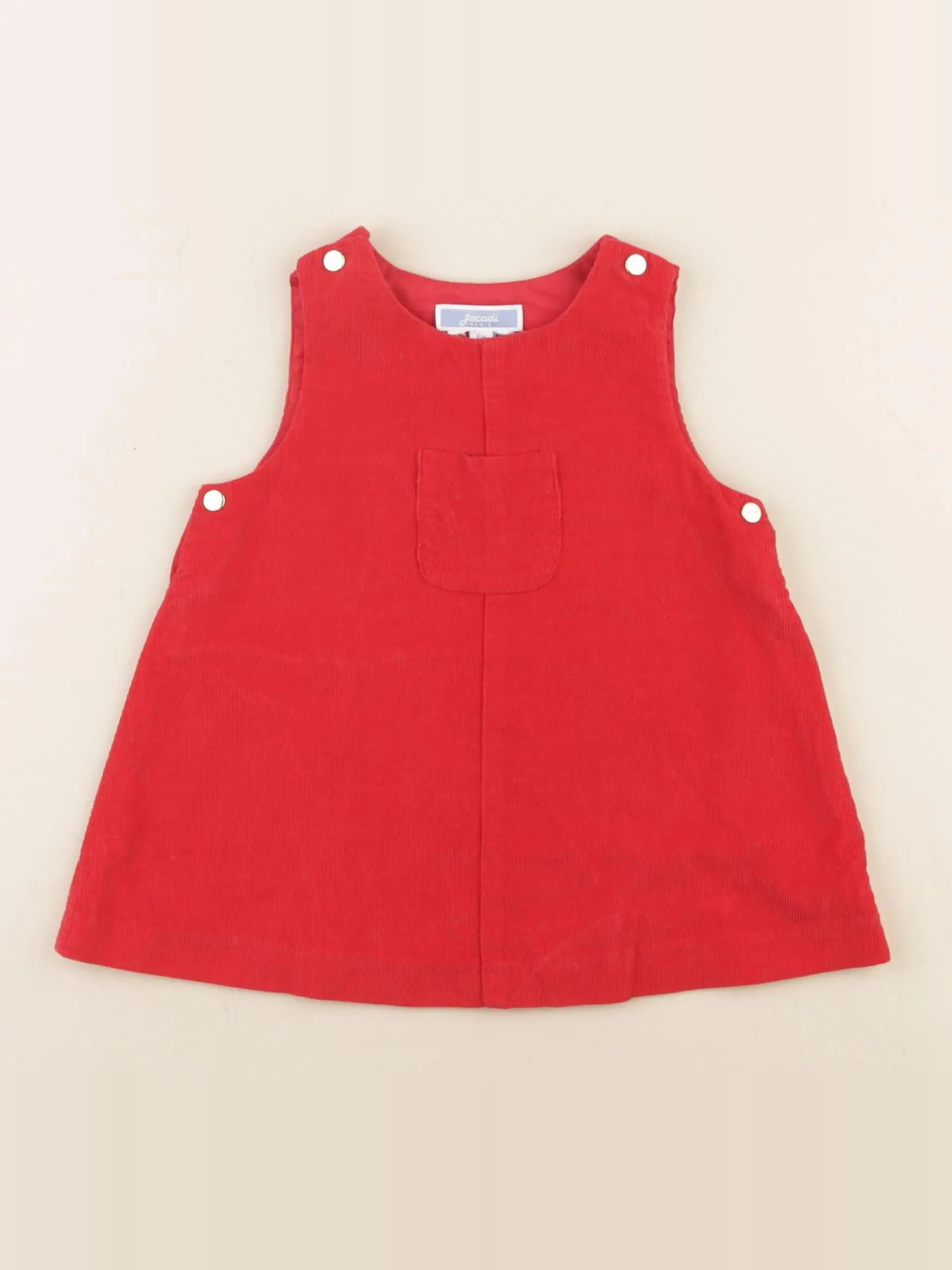 Jacadi - robe rouge - 6 mois