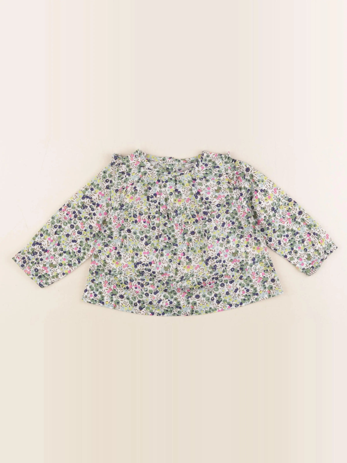 Jacadi - blouse liberty multicolore - 12 mois