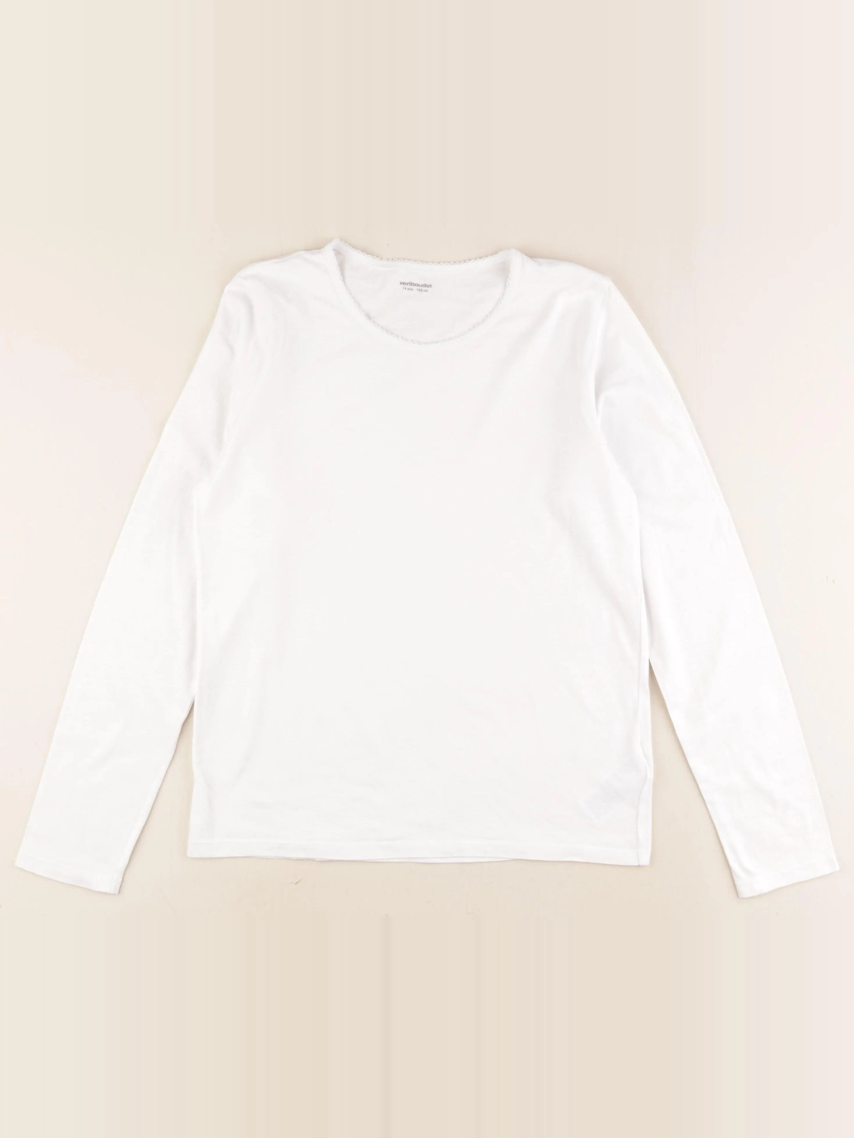 Vertbaudet - maillot de corps blanc - 14 ans