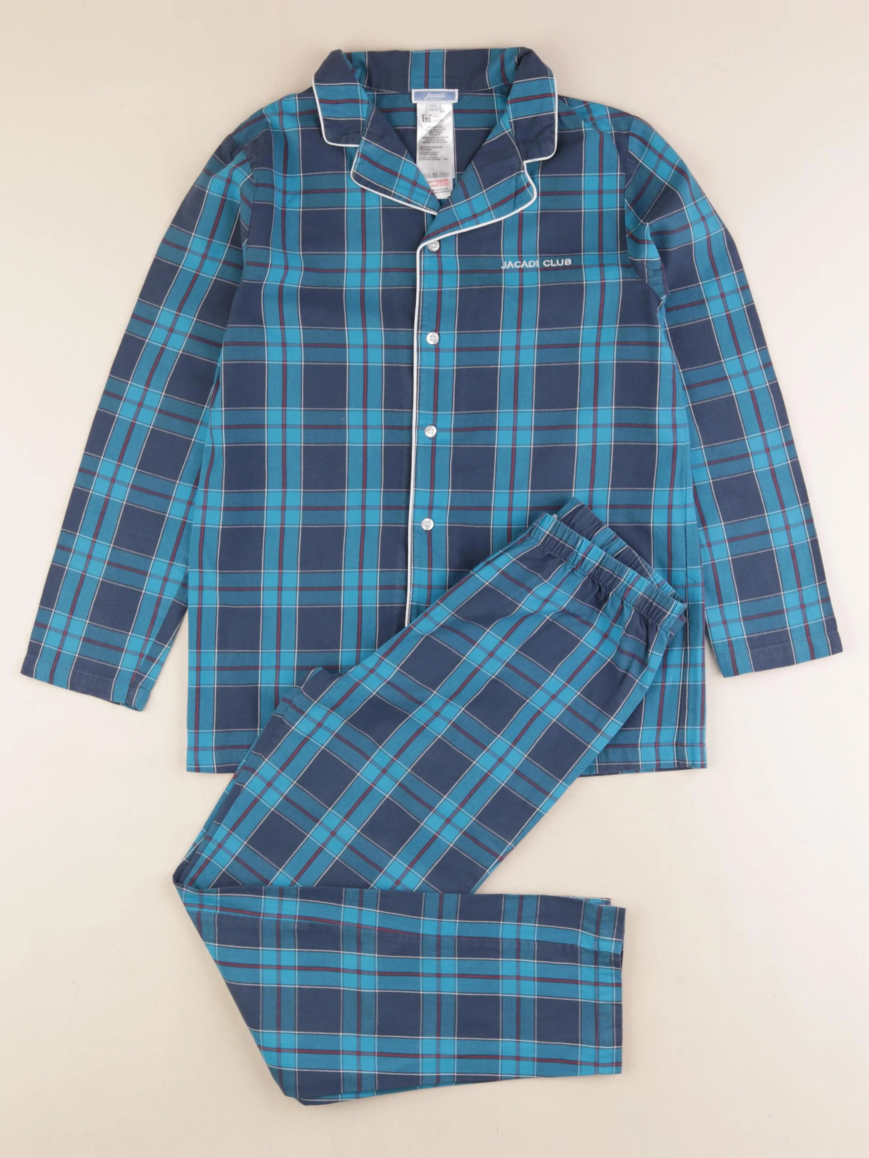 Jacadi - pyjama coton bleu - 12 ans