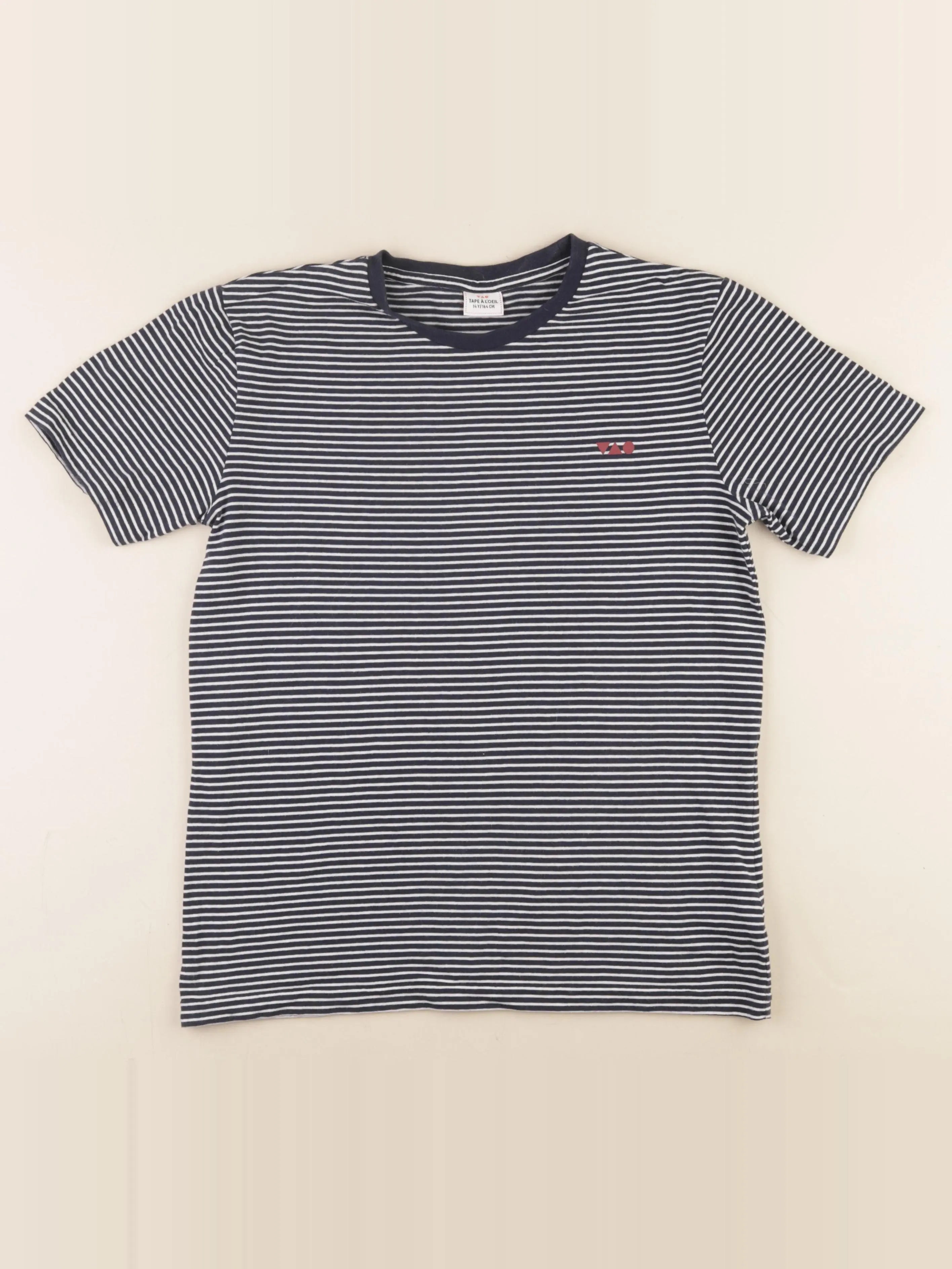 Tape à l'oeil - tee-shirt bleu, blanc - 14 ans