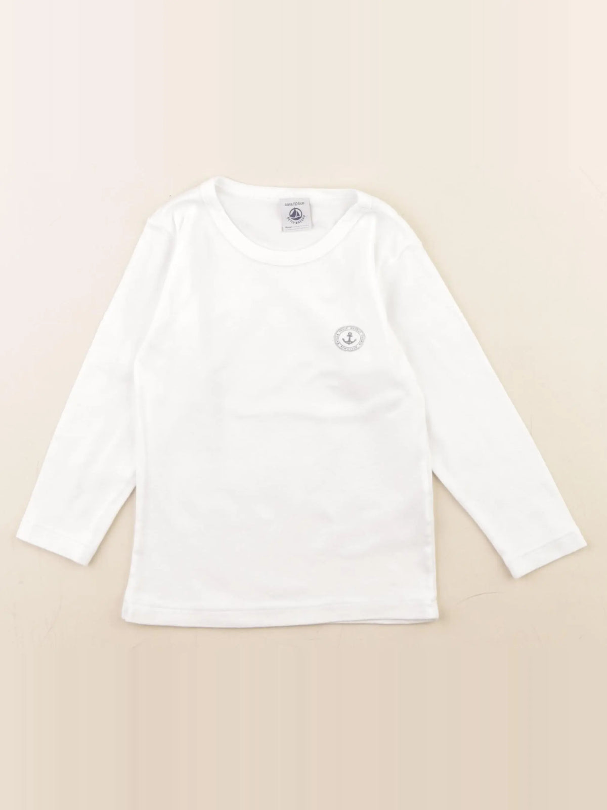Petit Bateau - maillot de corps blanc - 4 ans