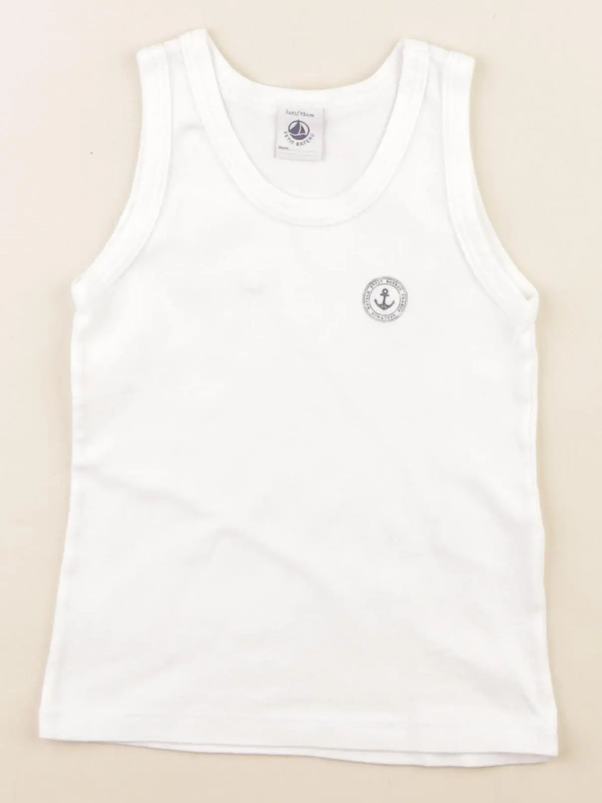 Petit Bateau - maillot de corps blanc - 3 ans