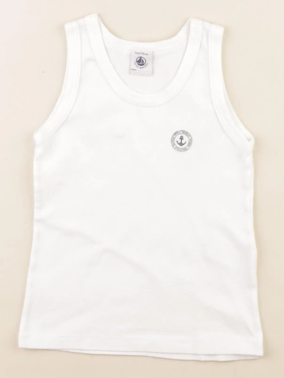 Petit Bateau - maillot de corps blanc - 3 ans