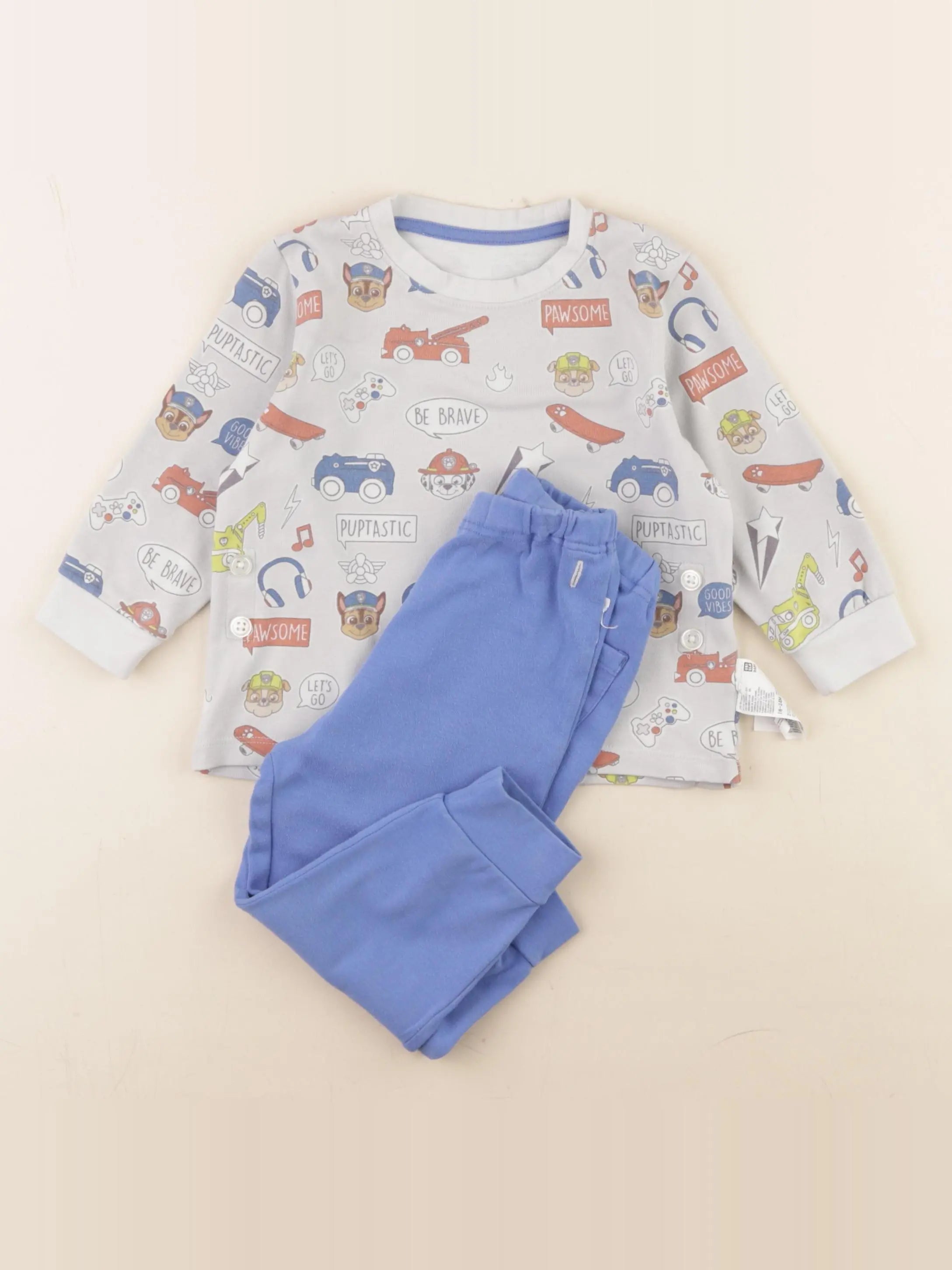 Uniqlo - pyjama coton multicolore - 18/24 mois