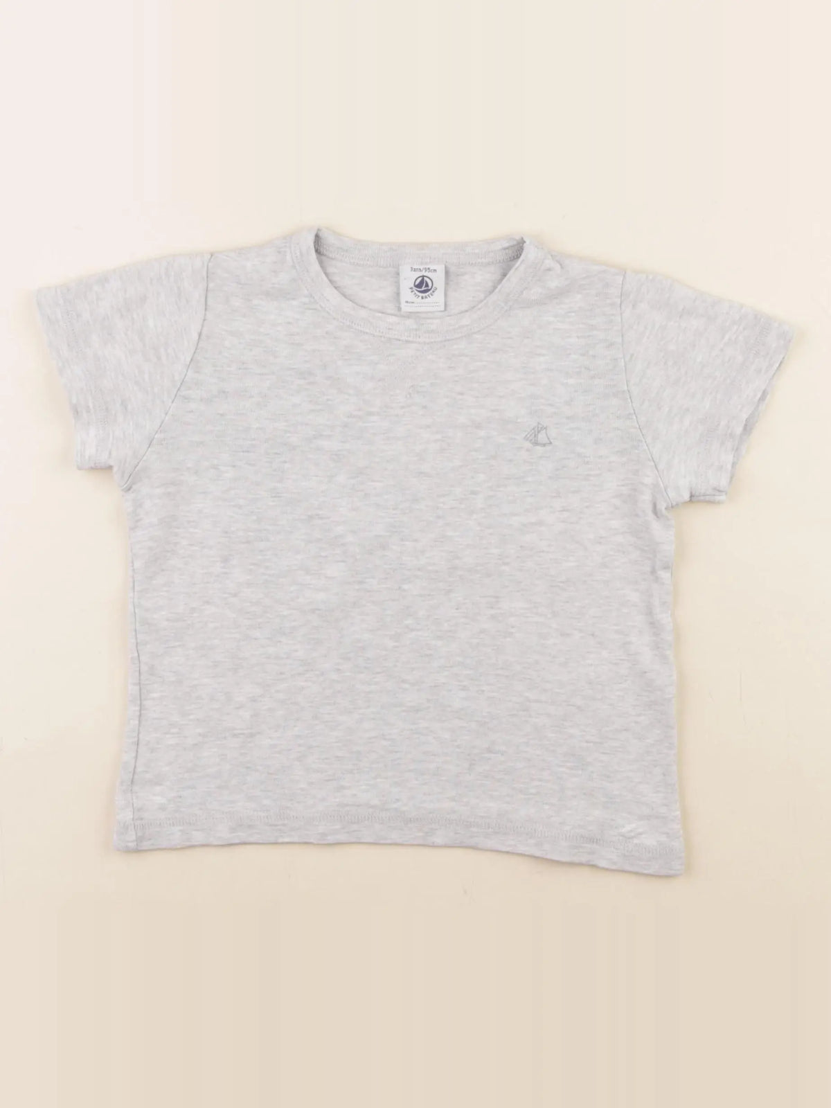 Petit Bateau - maillot de corps gris - 3 ans