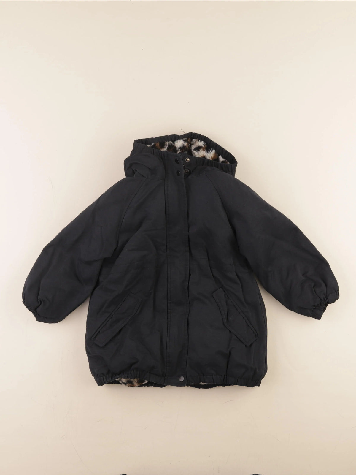 Vertbaudet - parka noir - 5 ans