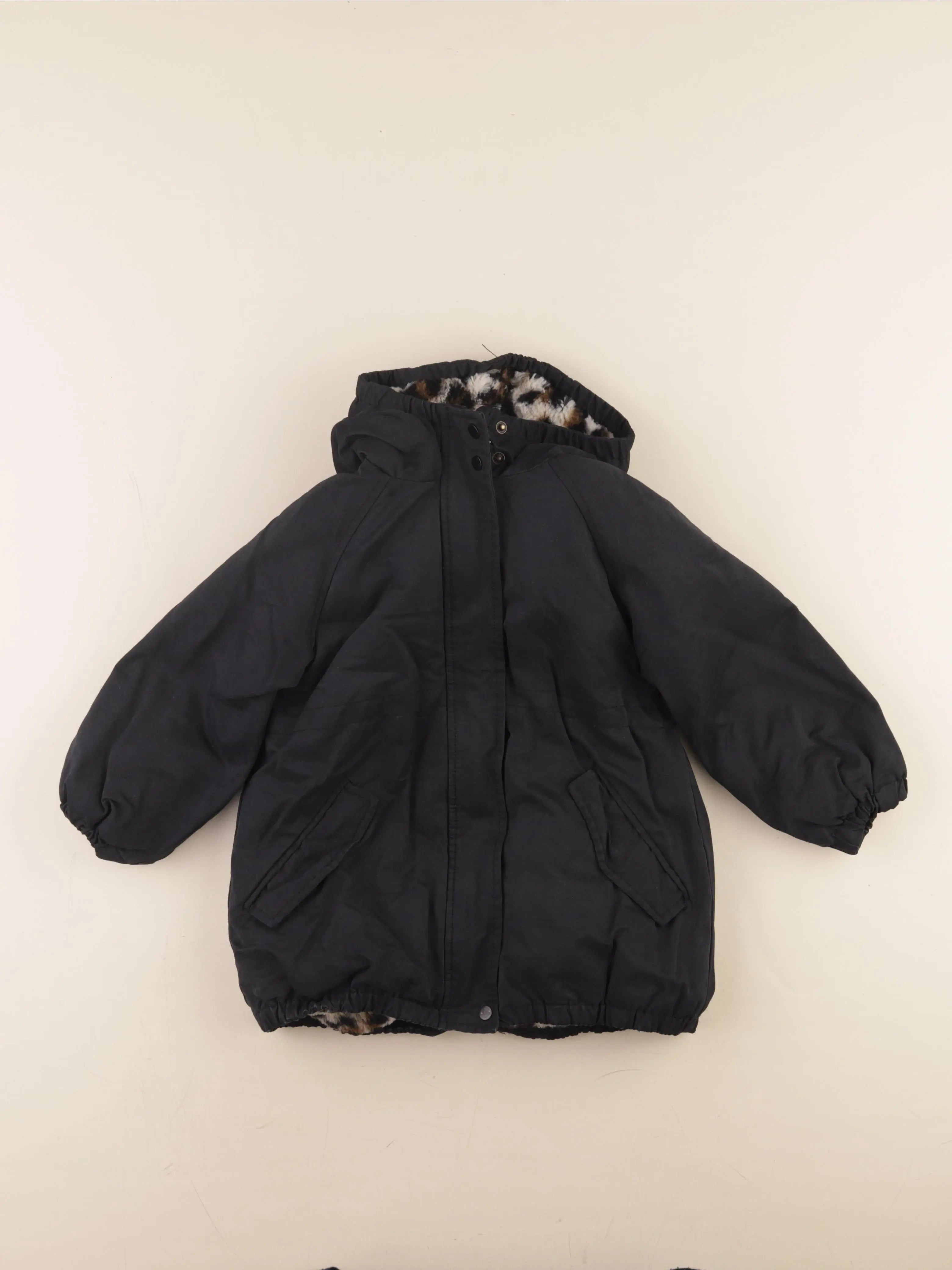 Vertbaudet - parka noir - 5 ans