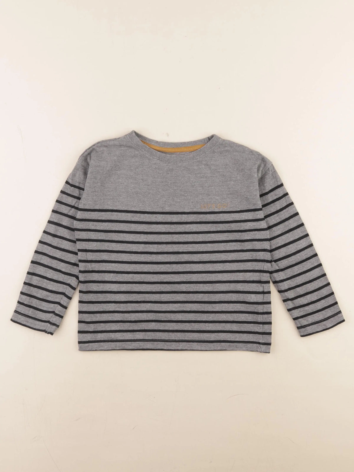 Vertbaudet - tee-shirt gris - 6 ans