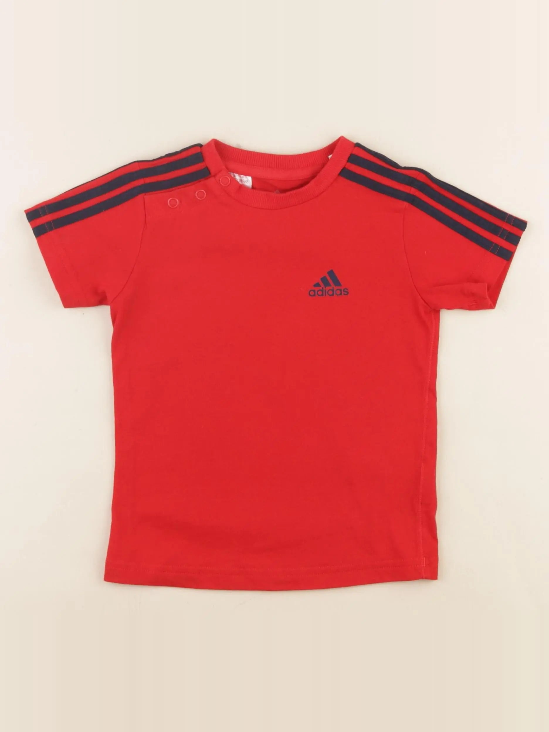 Adidas - tee-shirt rouge - 12/18 mois