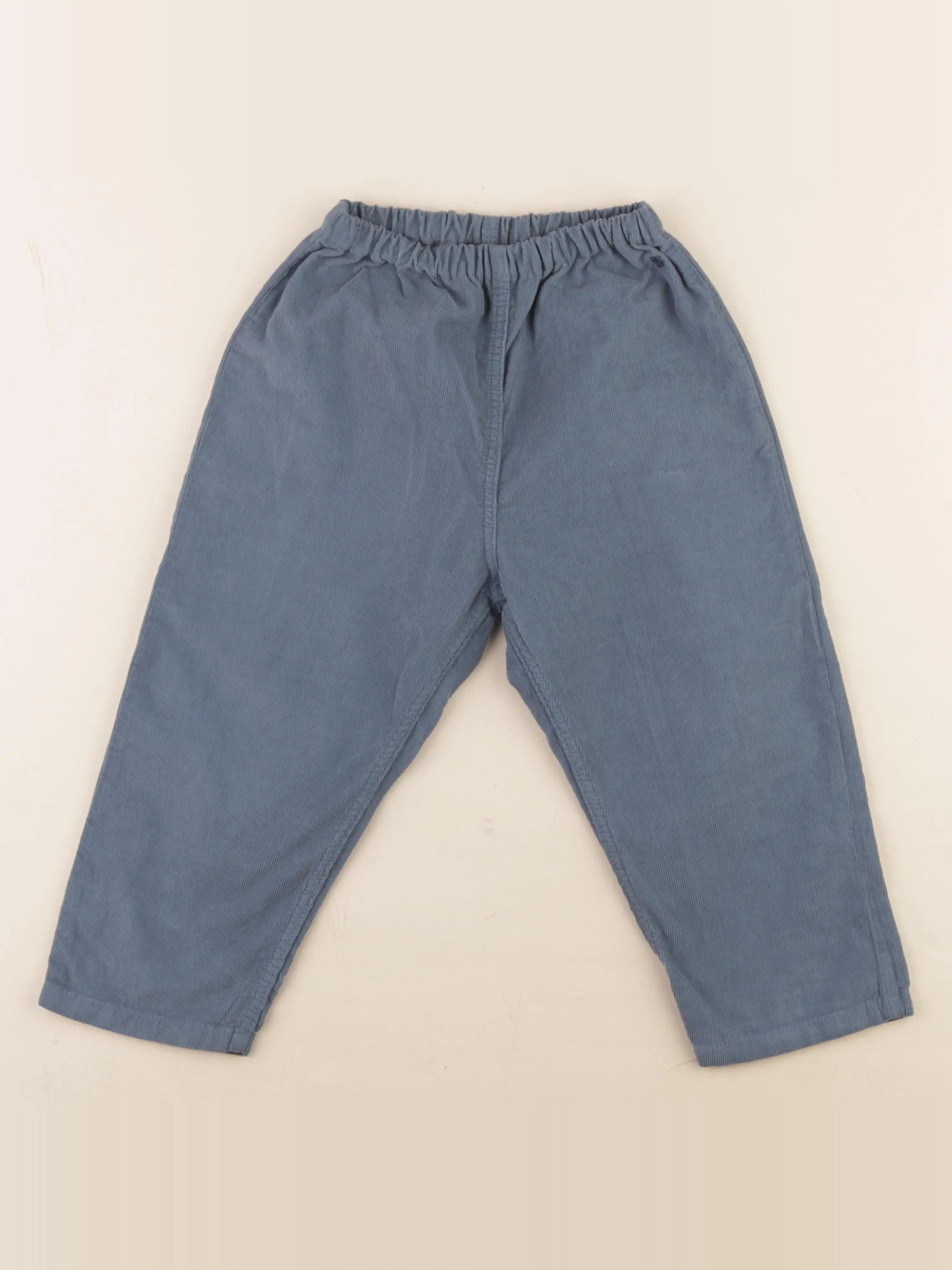 Petit Bateau - pantalon bleu - 36 mois