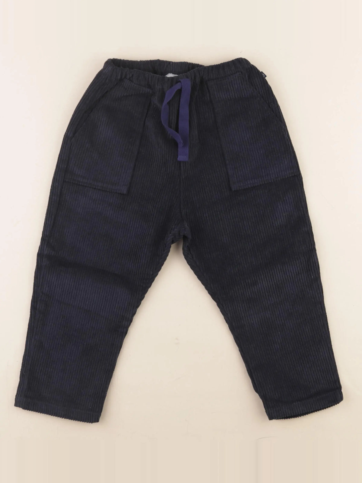Petit Bateau - pantalon bleu - 36 mois