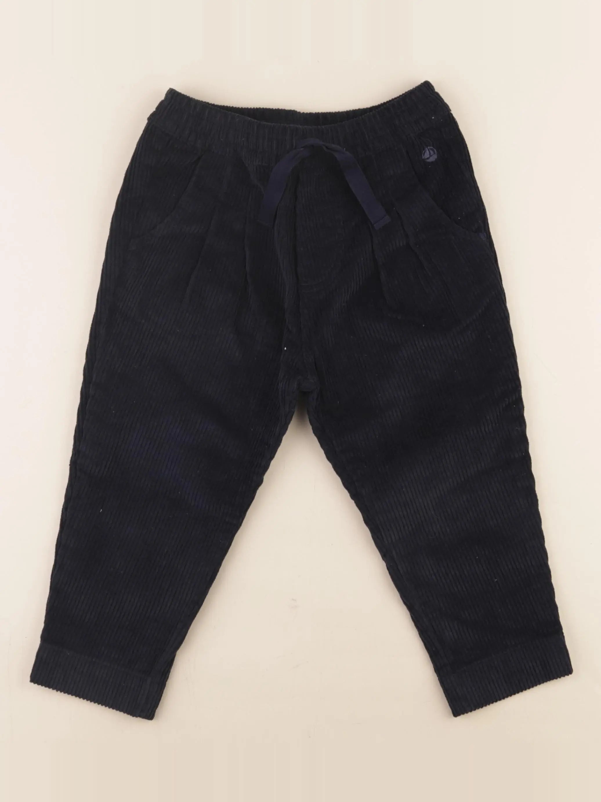 Petit Bateau - pantalon bleu - 3 ans