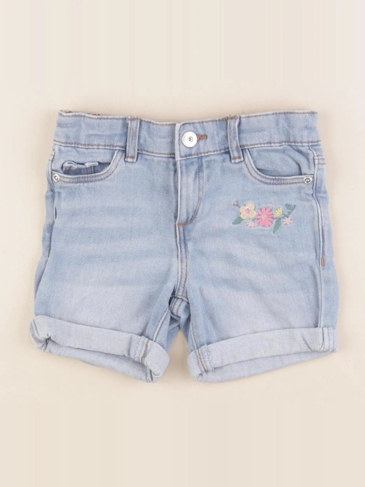 Vertbaudet - short bleu - 4 ans