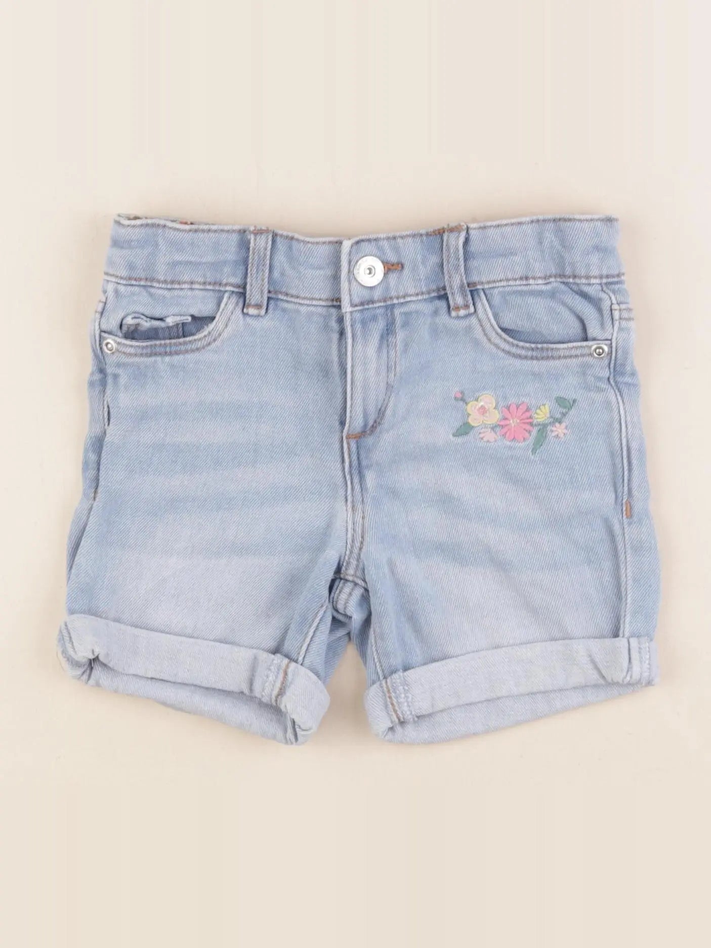 Vertbaudet - short bleu - 4 ans