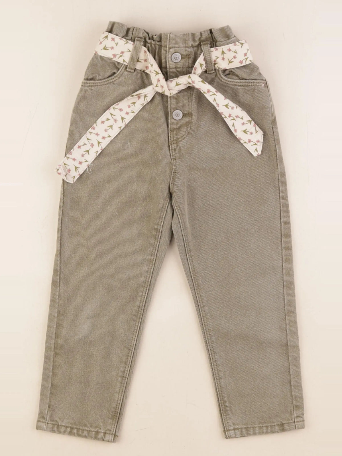 Vertbaudet - jean vert - 4 ans