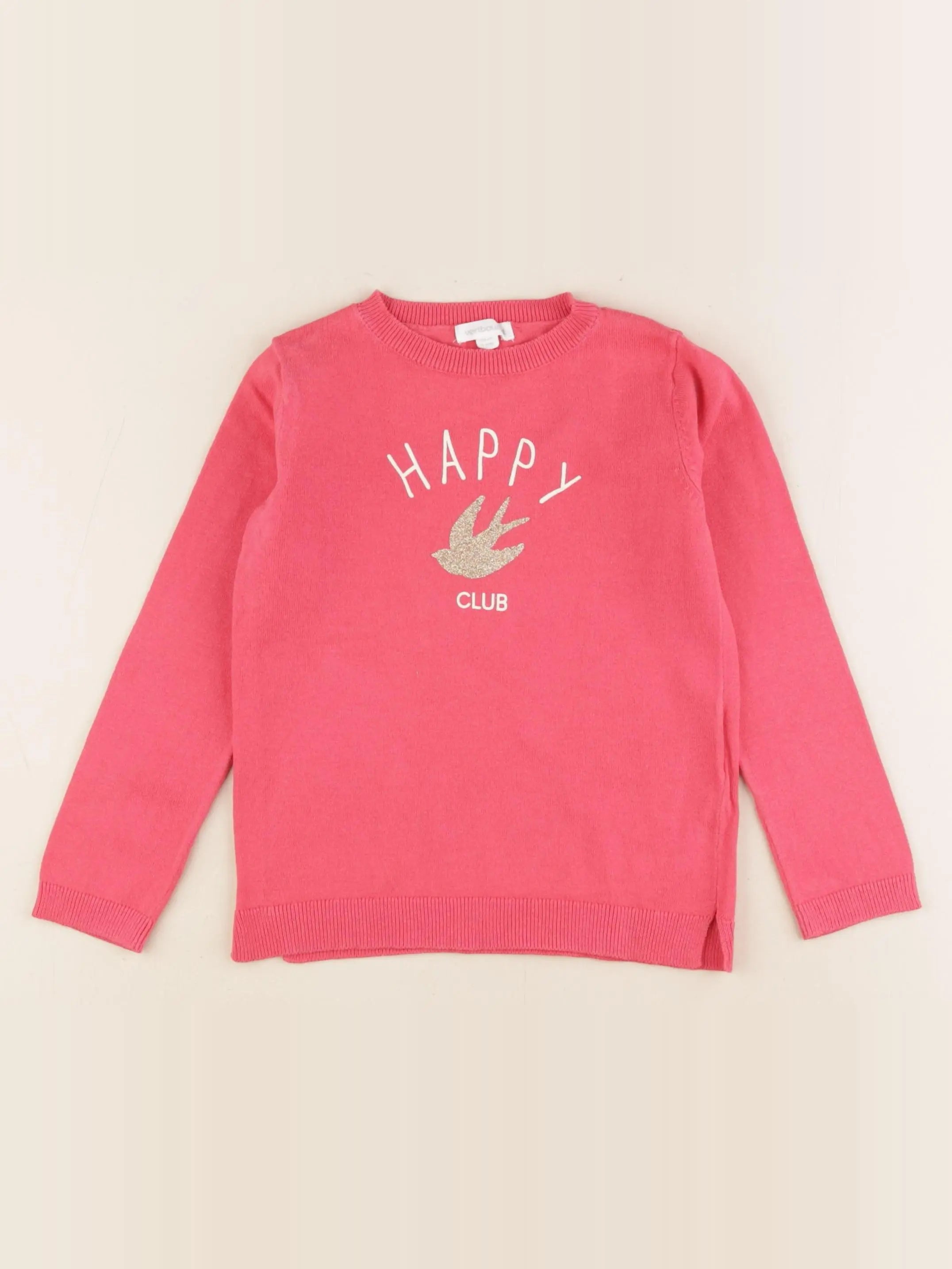 Vertbaudet - pull rose - 4 ans