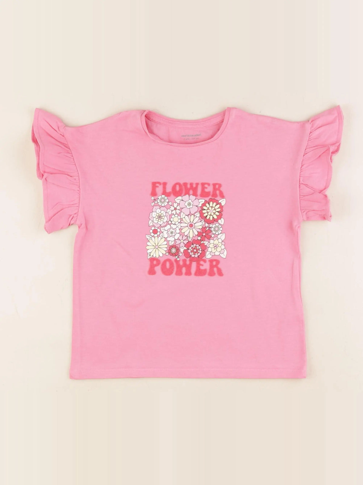 Vertbaudet - tee-shirt rose - 4 ans