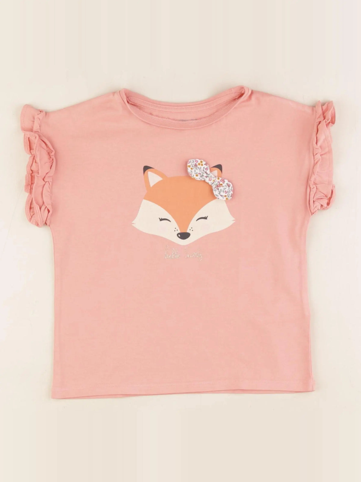 Vertbaudet - tee-shirt rose - 4 ans