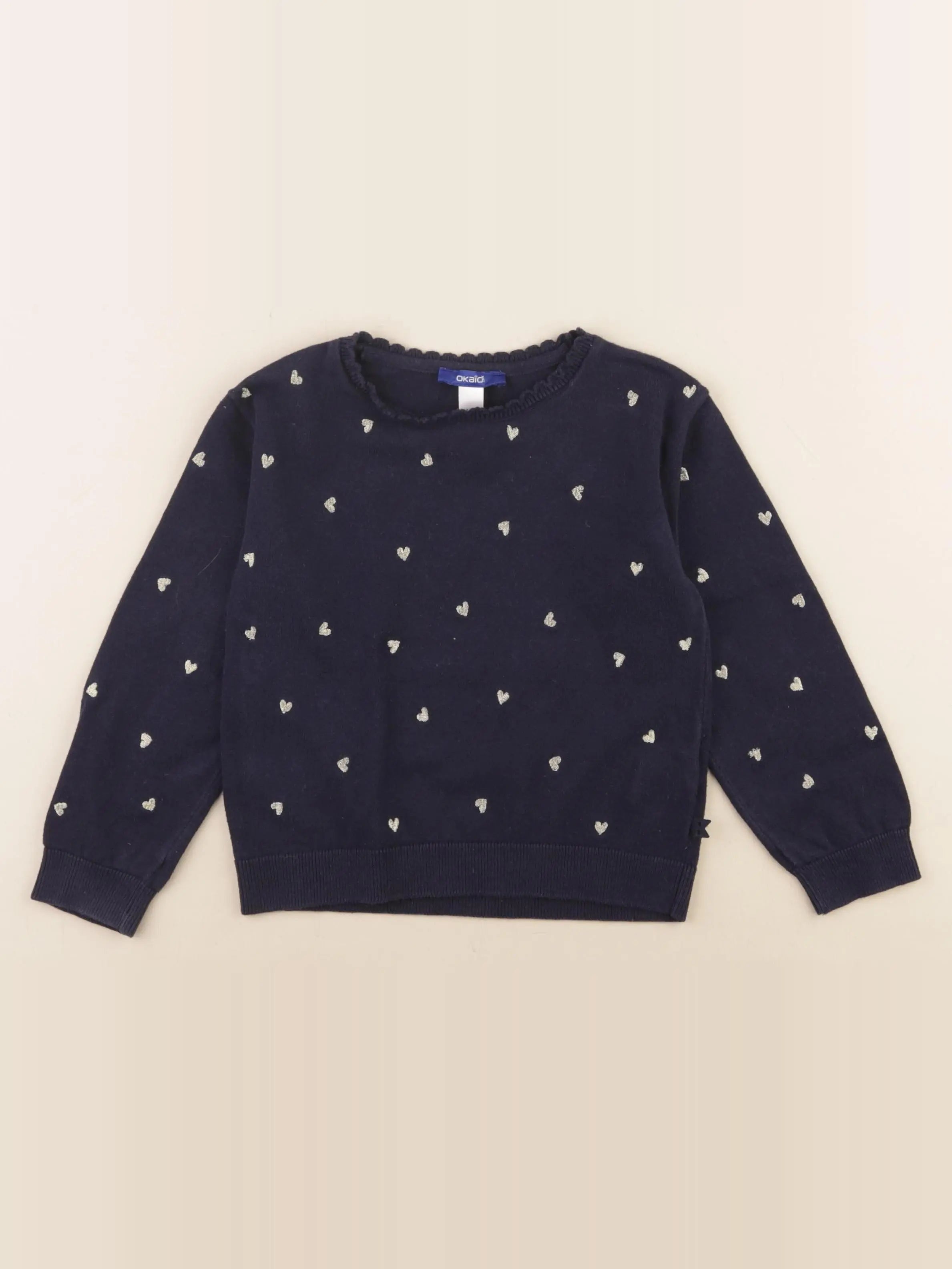 Okaidi - pull bleu - 5 ans