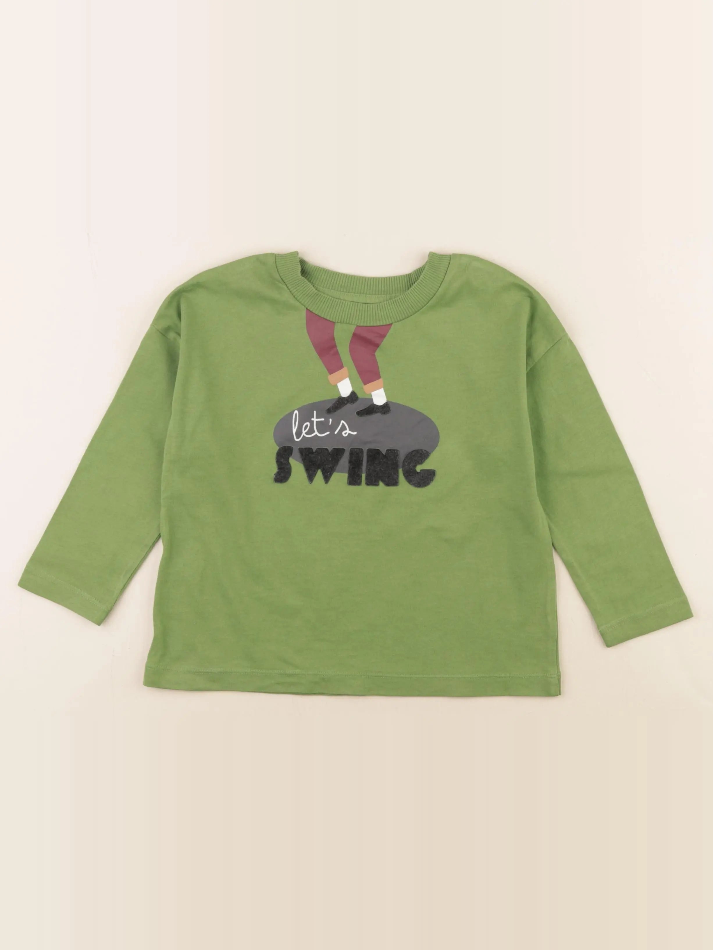 Monoprix - tee-shirt vert - 3 ans