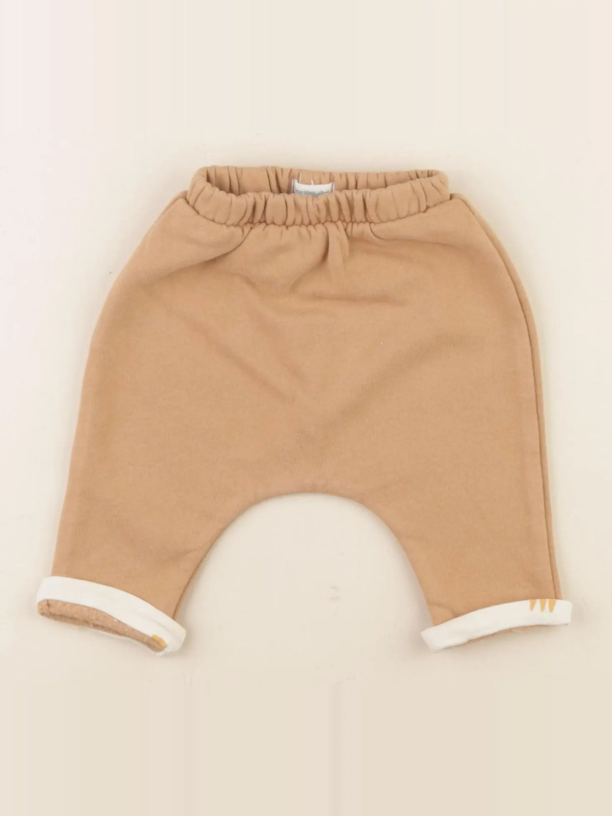 Vertbaudet - sarouel marron - 3 mois