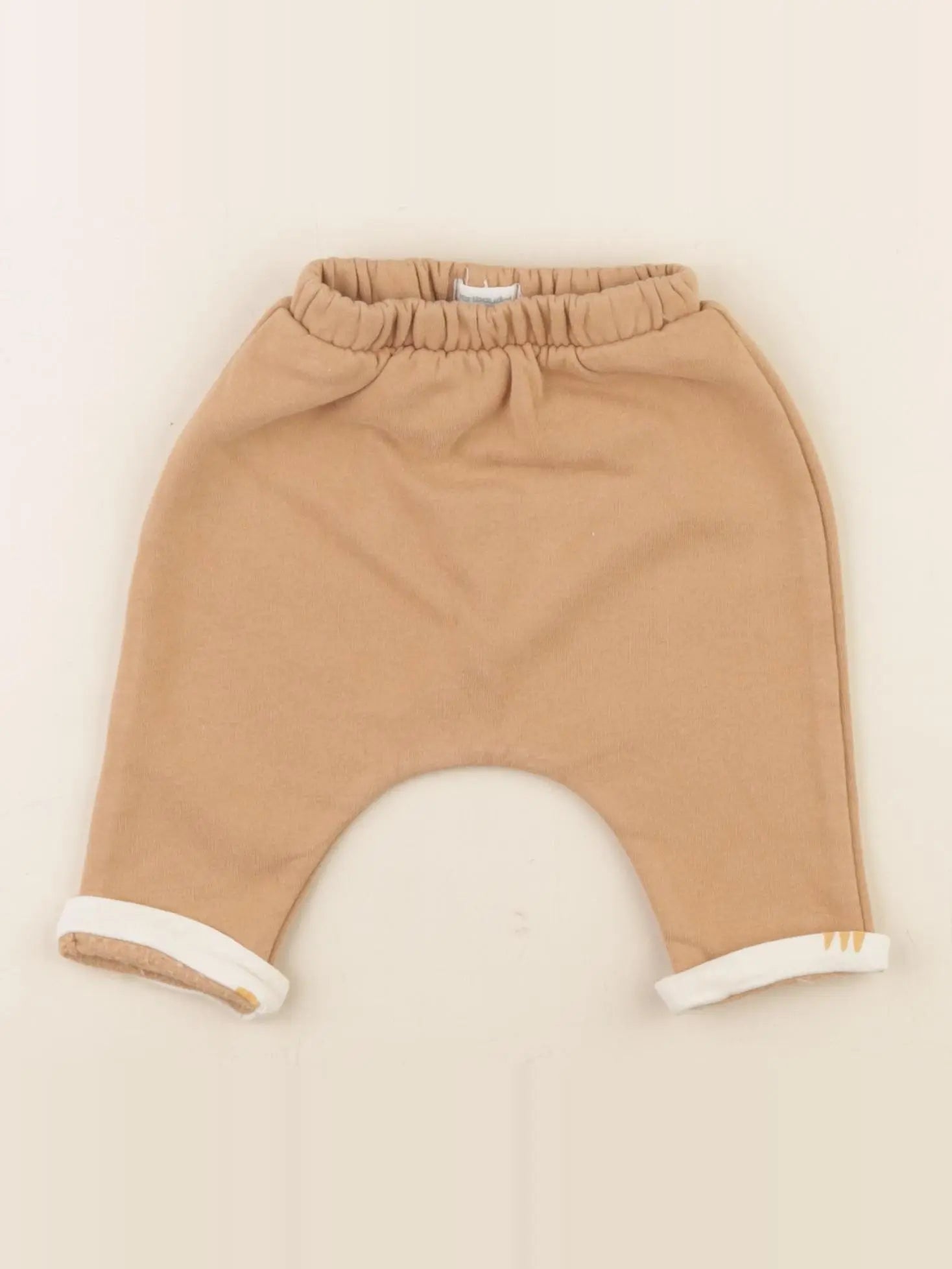 Vertbaudet - sarouel marron - 3 mois