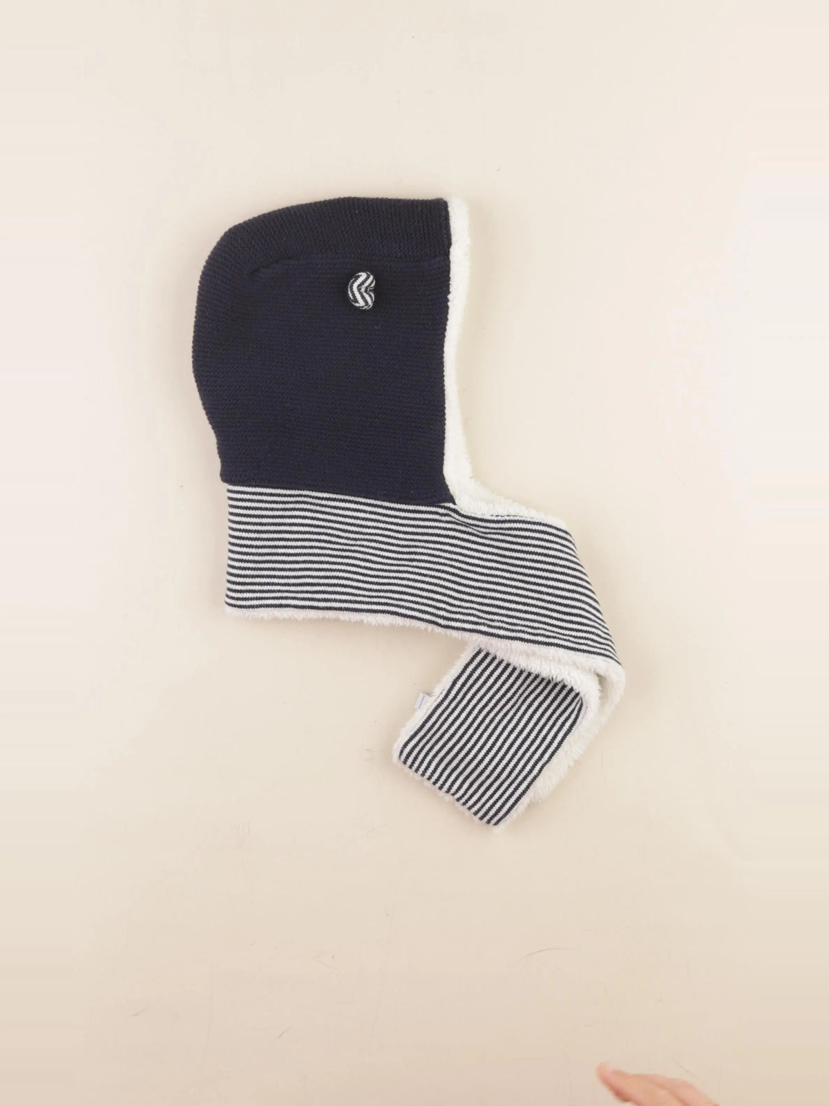 Petit Bateau - cagoule bleu - 2/4 ans