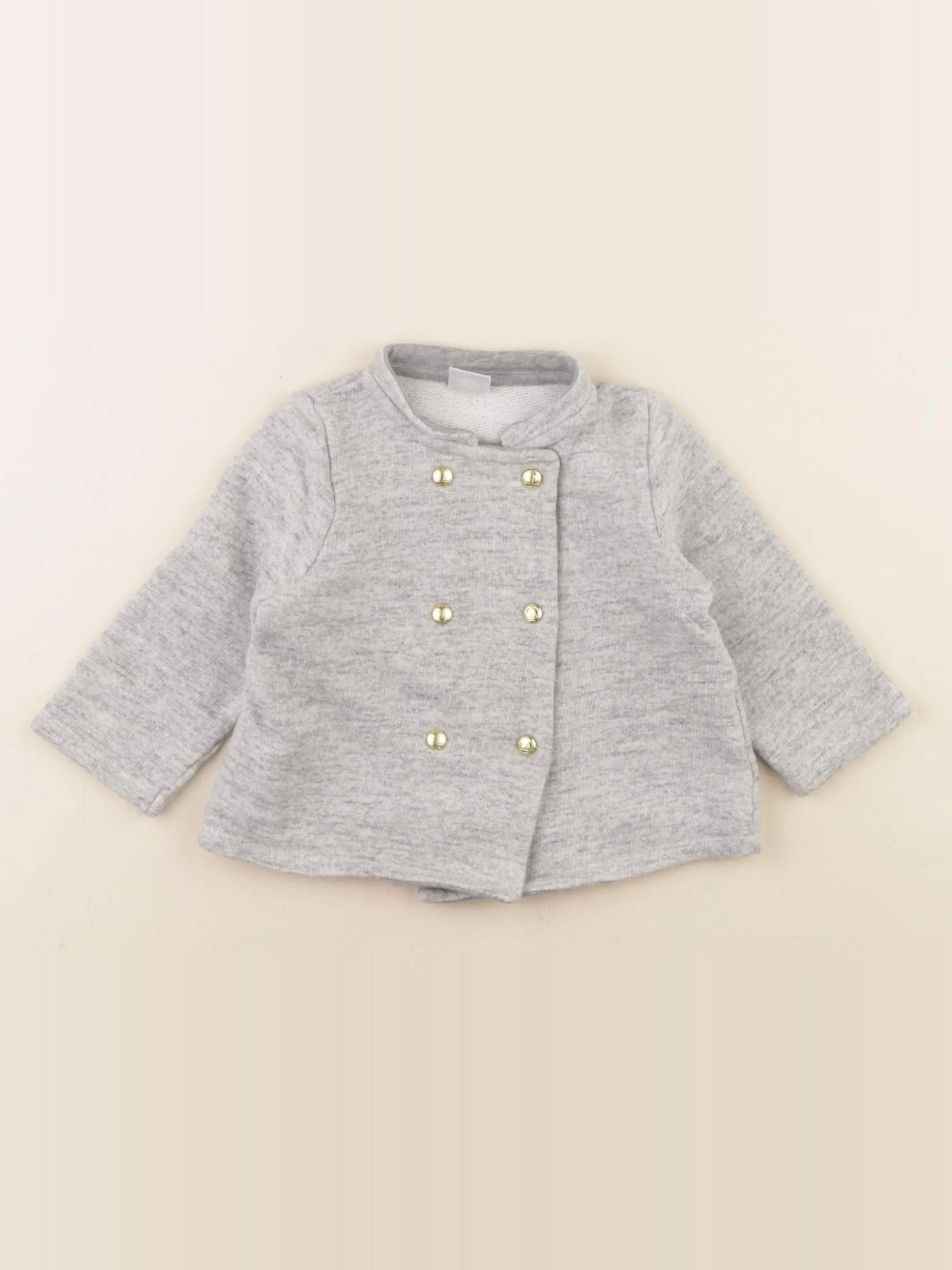 Petit Bateau - sweat gris - 18 mois