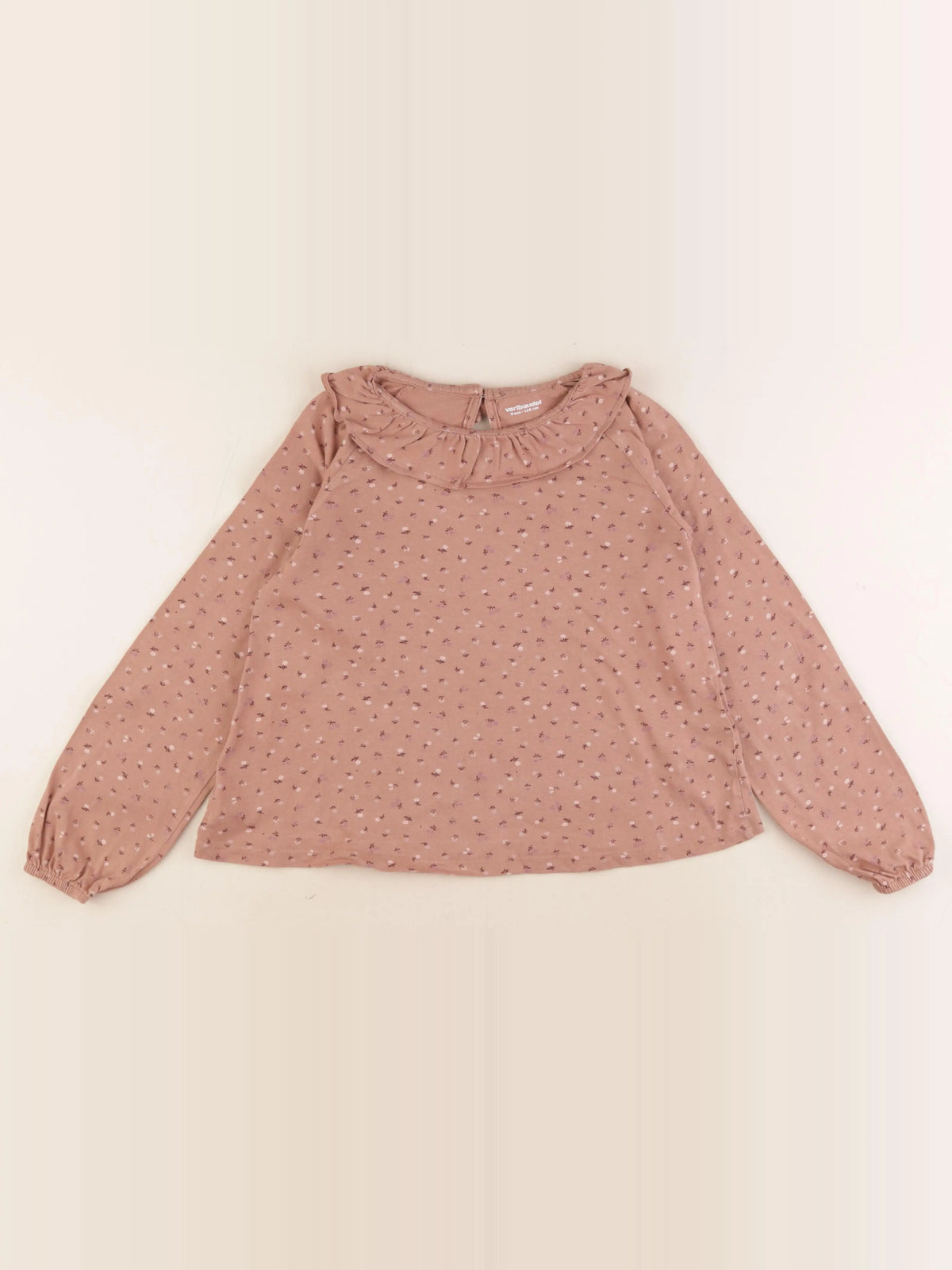 Vertbaudet - tee-shirt marron - 8 ans